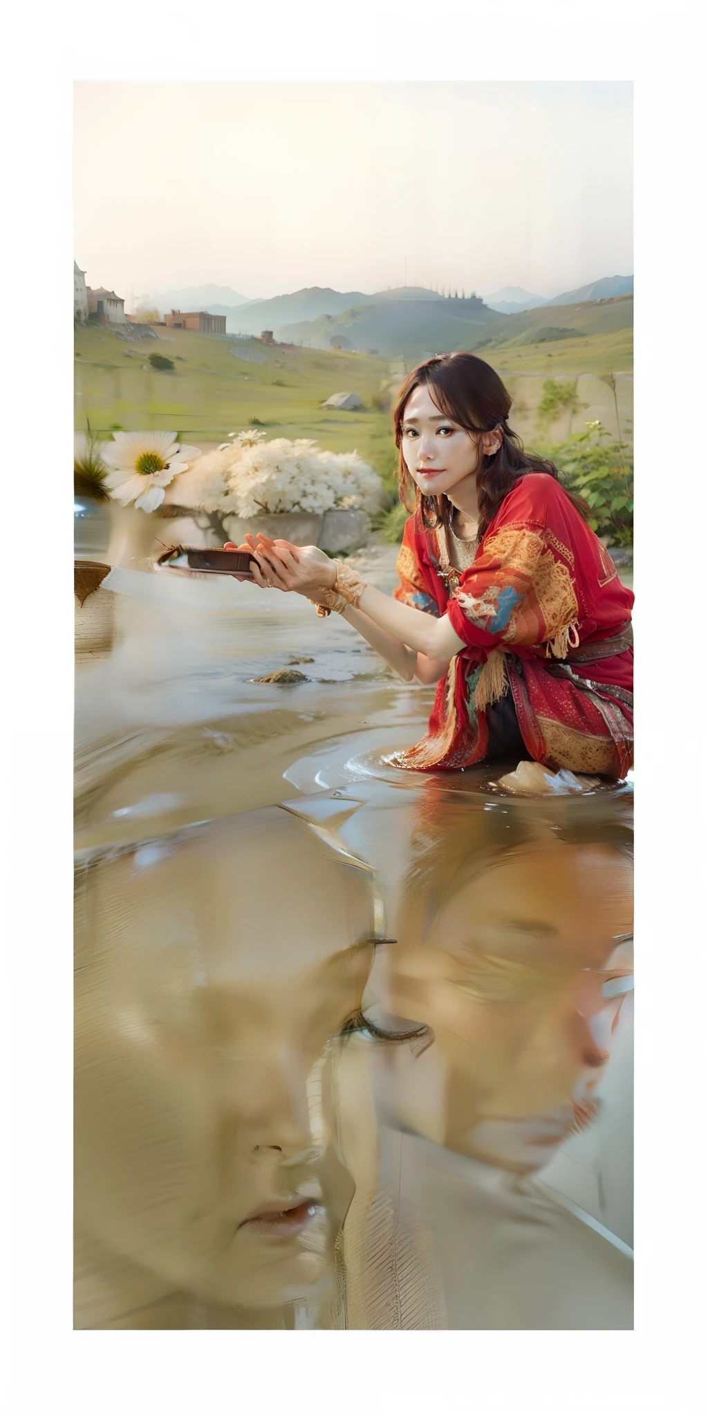 8k,bast quality do not change the face realistic face