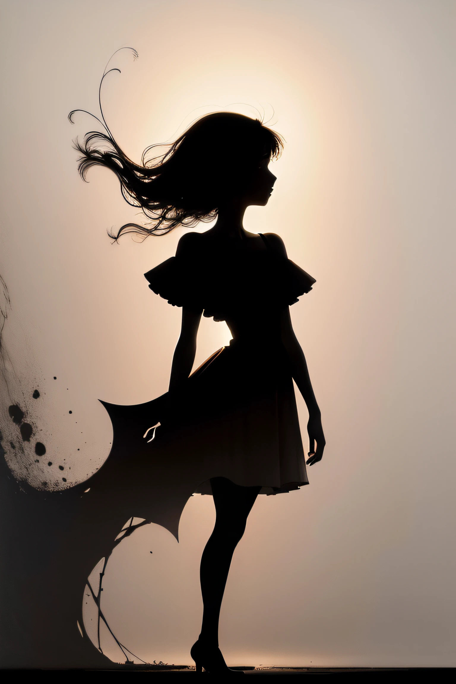 Surrealism, silhouette, Minimalism, Abstract expressionism, Impressionism
