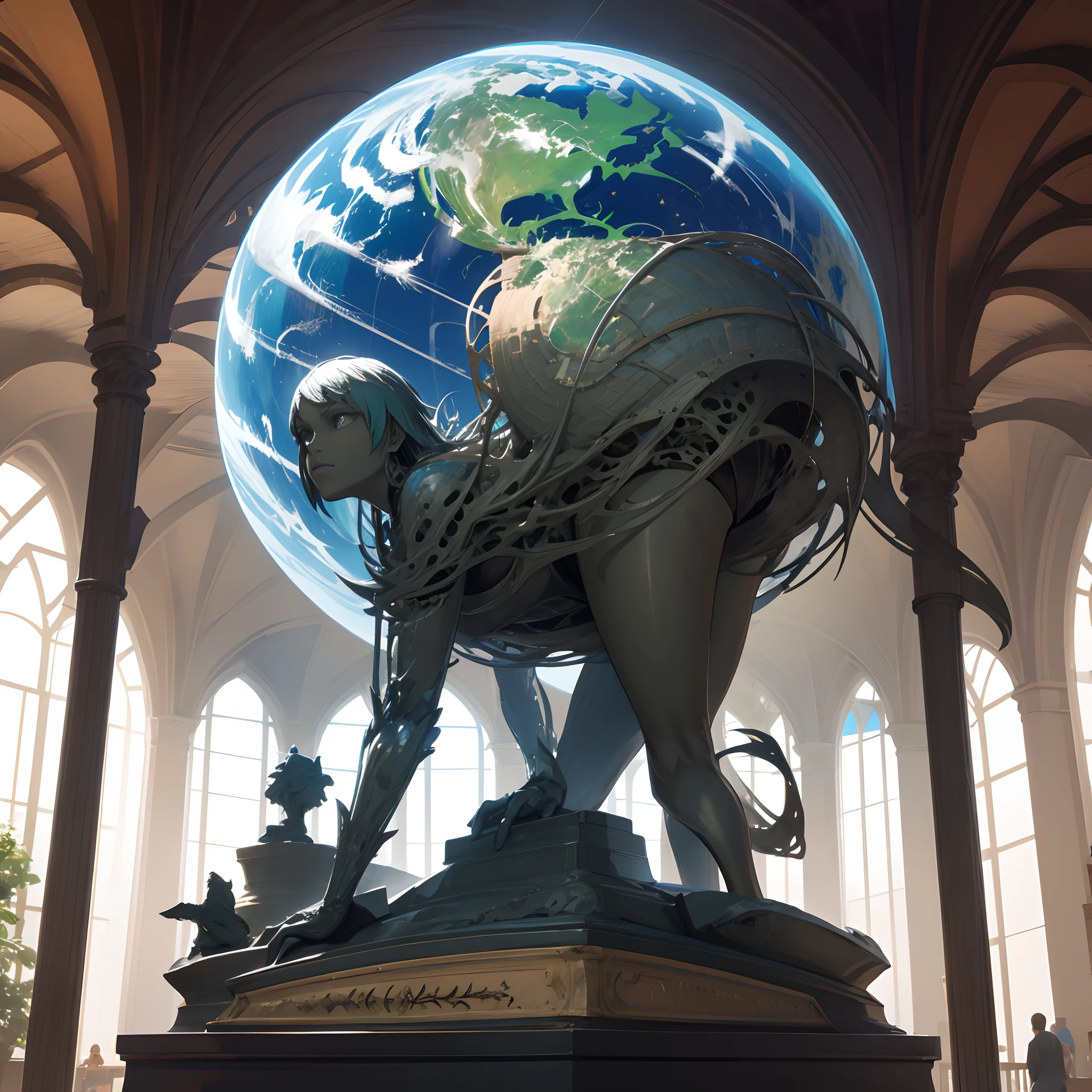 public art,geomerty,environment friendly,magnifica,Escultura,Aika,planet earth,originality