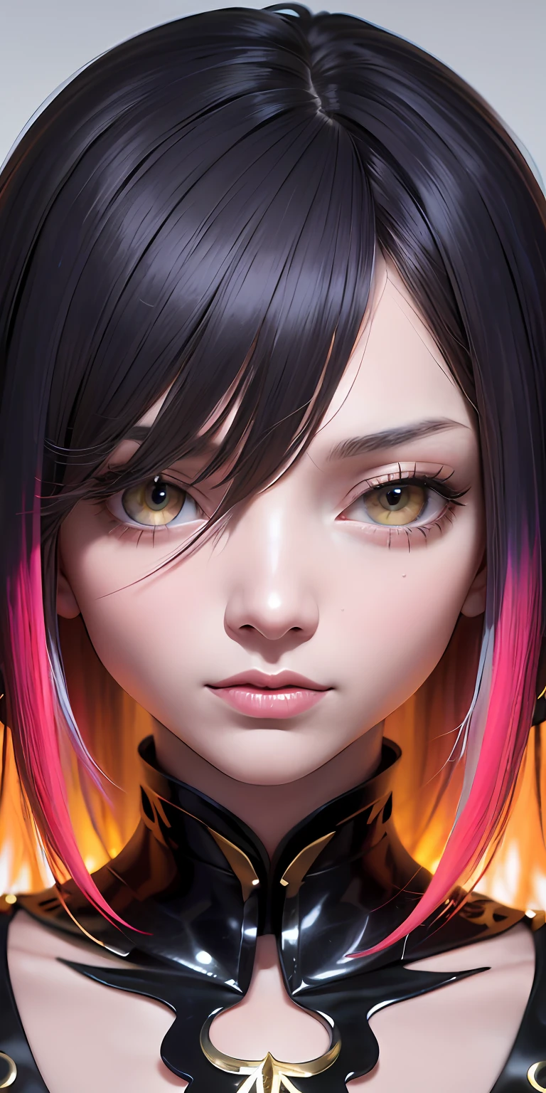 Need,tmasterpiece,Golden eyes,Look up,The upper part of the body,Hairline,Fair skin, ((ultra - detailed)),((eyes with brightness)),(Detailed eyes),8k,winking,((Realistic skin)),((Focus detail 2 straps on the shoulders of the clothes)),((Shiny facial skin)),Colorful hair and colorful dresses,Rosla's soft vibrancy,Ross La cartoon is vibrant,Style anime 8k,beautiful portraits,The artistic germ is rich and colorful!!!, !dream artgerm, Beautiful anime girls, Style digital art, Art Wallpaper 8k, number art, extremely detailed art germ,