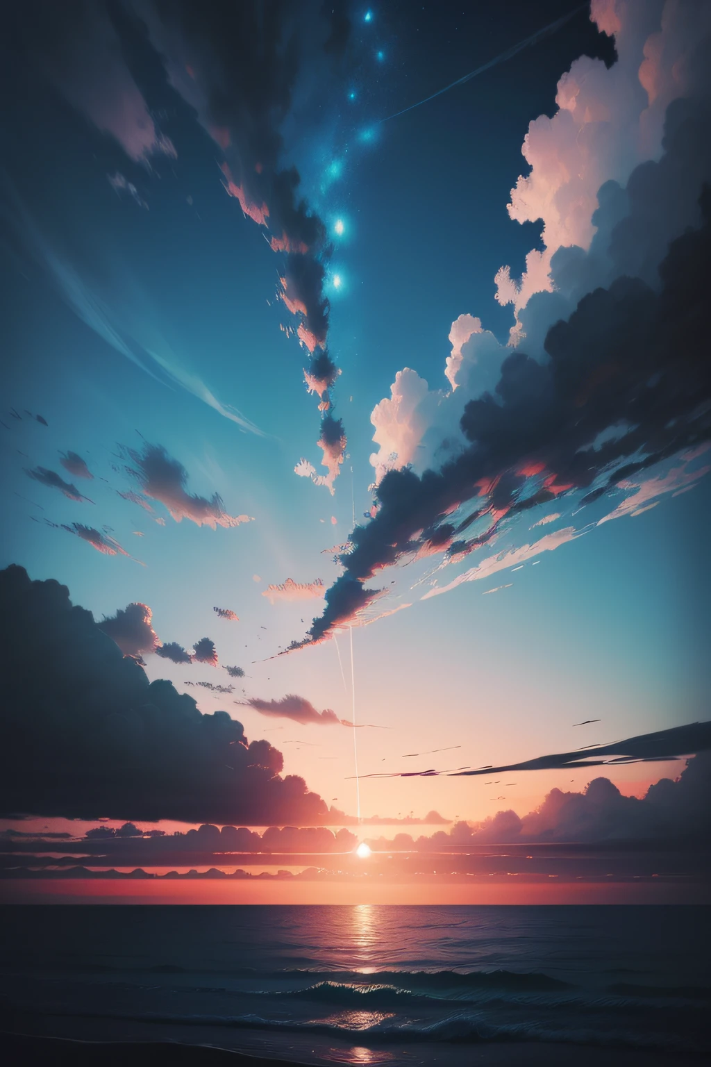 strangled sky painting