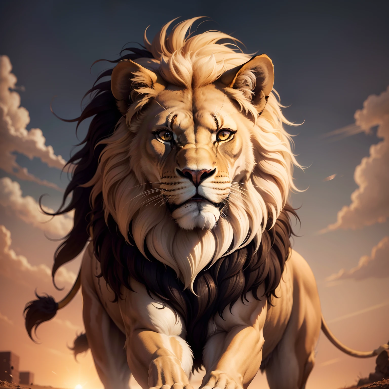A lion of the rapacious tribe of Judah, forte, ok kinematics