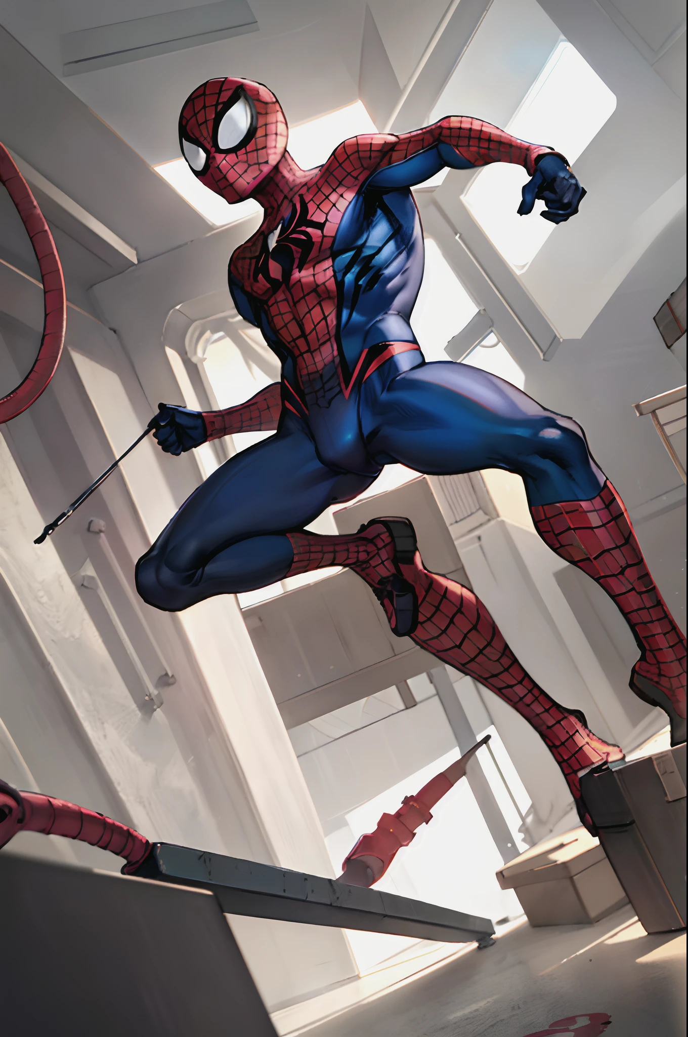 Cyperpunk spiderman PS4