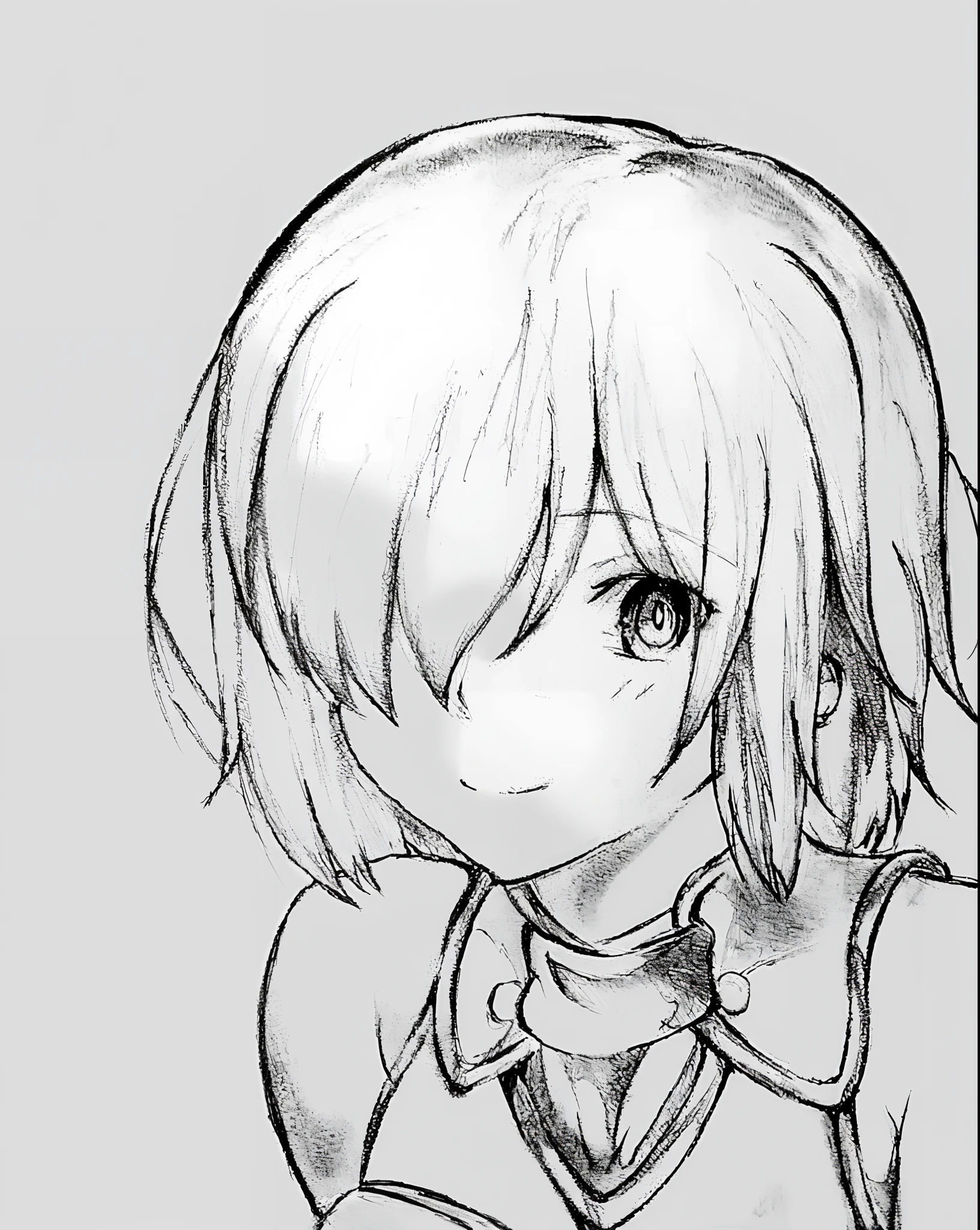 Drawing of a woman, Simple shading, artoria pendragon, Minimal shading, rogue anime girl ayanami rei, Anime shading), Shading a flat anime style, female protagonist 👀 :8, Anime shading, Anime drawing, Ultra-flat shading, Refusal of Automata, Cool shading, Near 2B, 2b nier automata