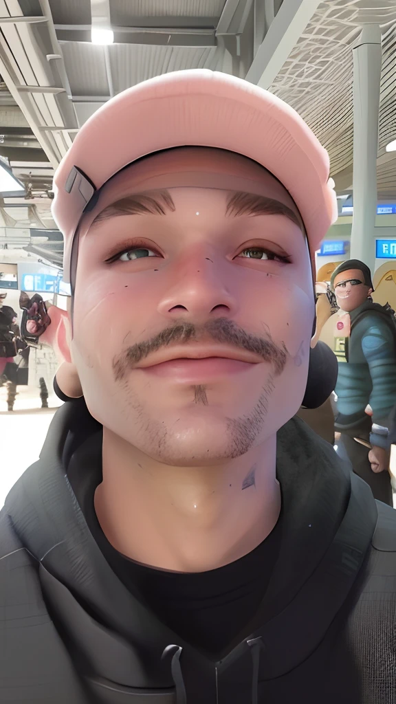 Imagine a skin personagem jogo Fortnite 4k com o meu rosto