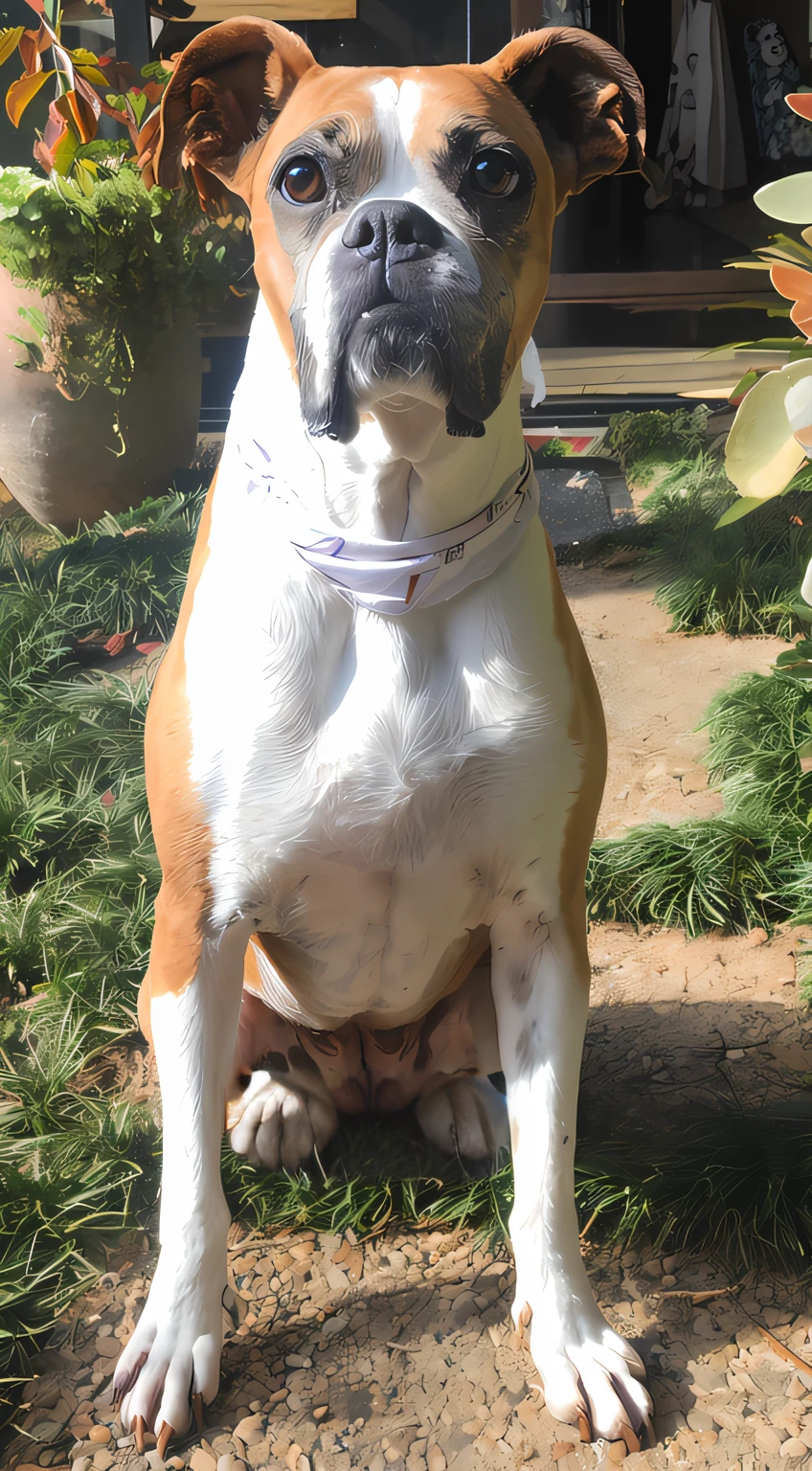 pata de cachorro boxer, paws of a boxer dog