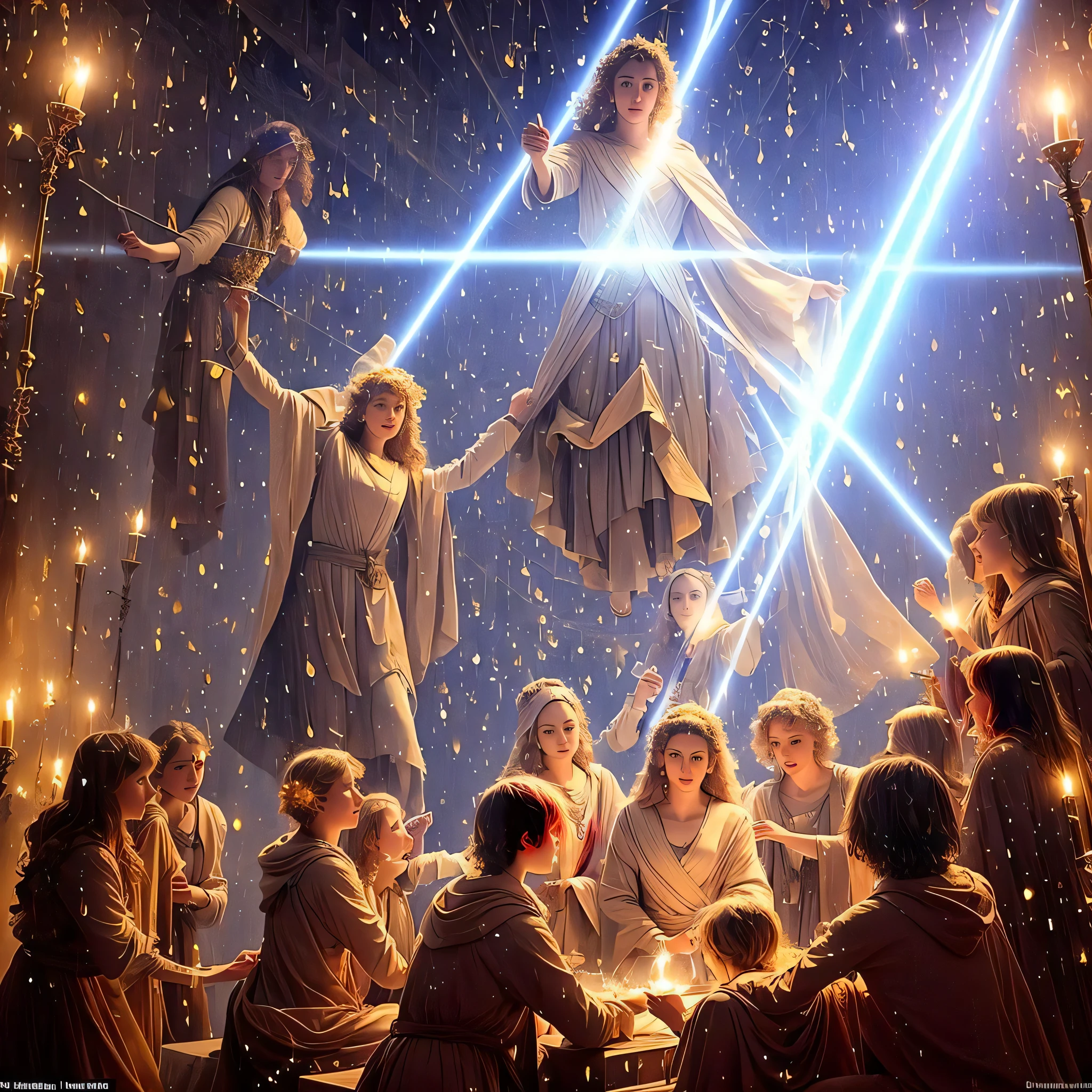 Dampened spirits rise as we hack Melchior the spirit that has hijacked the emergent being born between the consciousness of humanity at the beginning of speech the light flows between each being in subtle singles swirling with radiant redundancy
