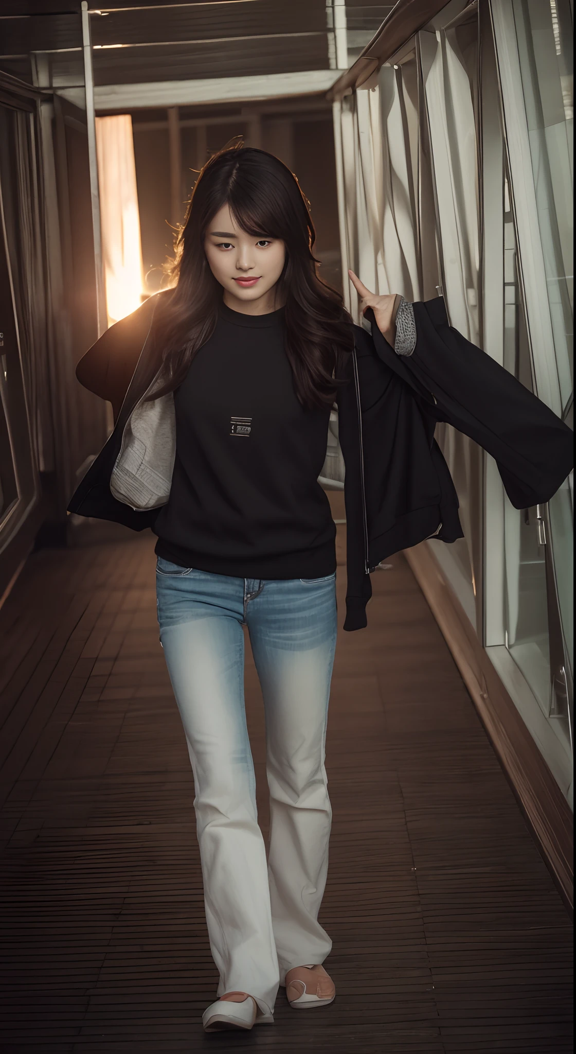 ((Best quality, 8K HD, Masterpiece: 1.3)), Focus: 1.2, Perfect body beauty: 1.4, hindquarters: 1.2, ((layered haircuts, chest: 3.2)), (Wet clothes: 1.1), (rain, grassy fields: 1.3), 1 beautiful woman taking pictures on the grass,RAW photos,tmasterpiece,(highdetailskin:1.2),8k ultra high definition,digital SLR camera,gentlesoftlighting,high high quality,filmgrain,富士XT3,20 years old Asian woman,Wear simple clothes,T-shirt and skinny jeans,Detailed clothing details:1.3,perfect body figure,Perfect breasts and nipple bulge,The legs are straight and slender,Branded stylish shoes:0.6,Super detailed facial details and skin,Fair pink face and skin,The skin is pink,with light glowing,二重まぶた,Super detailed eyes,(Gloss on lips, eyeslashes, Glossy face, Best quality, Super high resolution, warm color,Wide lighting, naturalshadow), Sexy, Full body shooting: 1.8 highly detailed facial and skin textures, Delicate eyes, Double eyelids, Whitens the skin, Long hair
