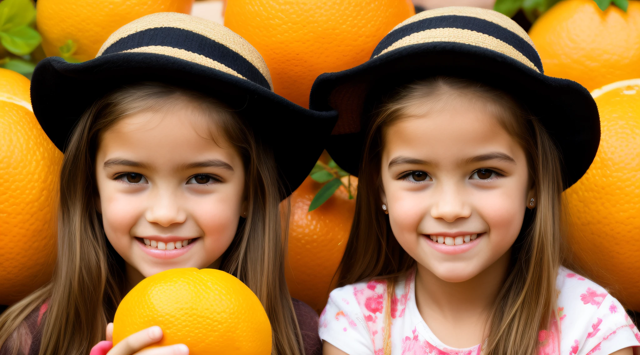 estilo russo, Girl children, retrato , BLONDIES long hair with hat, estilo fazendeira, com rolos de feno e trigo , Celeiros, Laranjas. ORANGES.