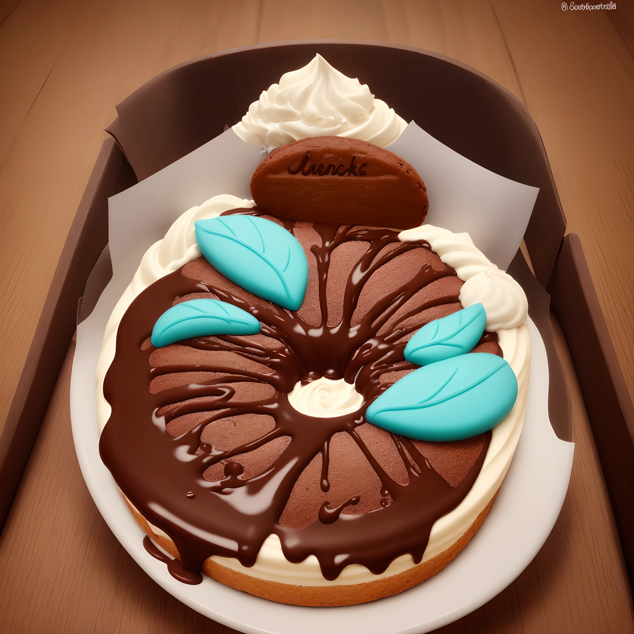 Uma confeitaria com o nome de Chocovock