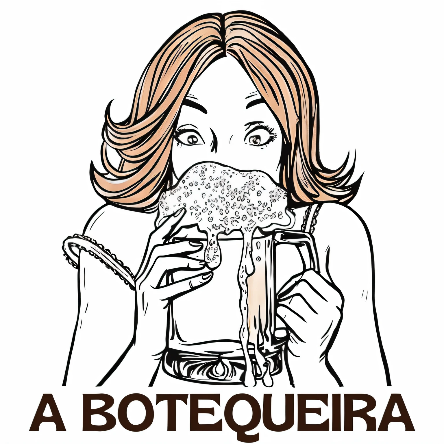 uma mulher  com um copo de cerveja, Boroque preciso, by Antonio Parreiras, by João Artur da Silva, Directed by: Noe Canjura, kaethe butcher, Boroque, by Almada Negreiros, Directed by: Judith Gutierrez, Brujeria, Directed by: Matteo Pérez, Bougeureau