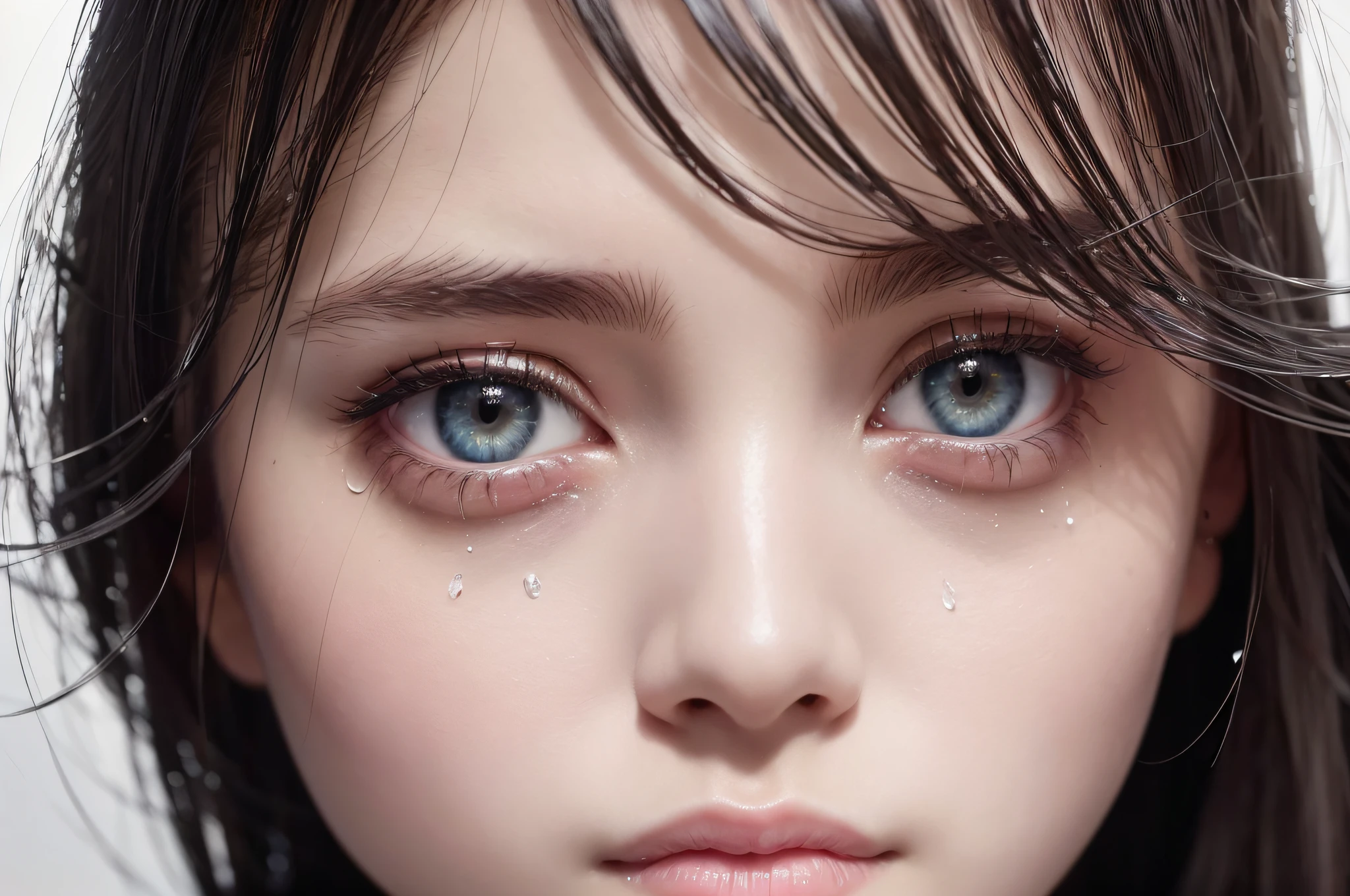 close up, one sad heart, crying, tears, ultra-detailed eyes, teardrops, broken heart, opalescent, edge of glory, breath taking beautiful, graceful, elegant, stunning, photo, shiny, iridescent, (masterpiece), (best quality) (detailed) (8k) (HDR) (cinematic lighting) (sharp focus) (intricate), HDR, hyper-realistic, color graded, beautiful, realistic picture, ultra high quality, stunning, heartbroken, wishing --auto