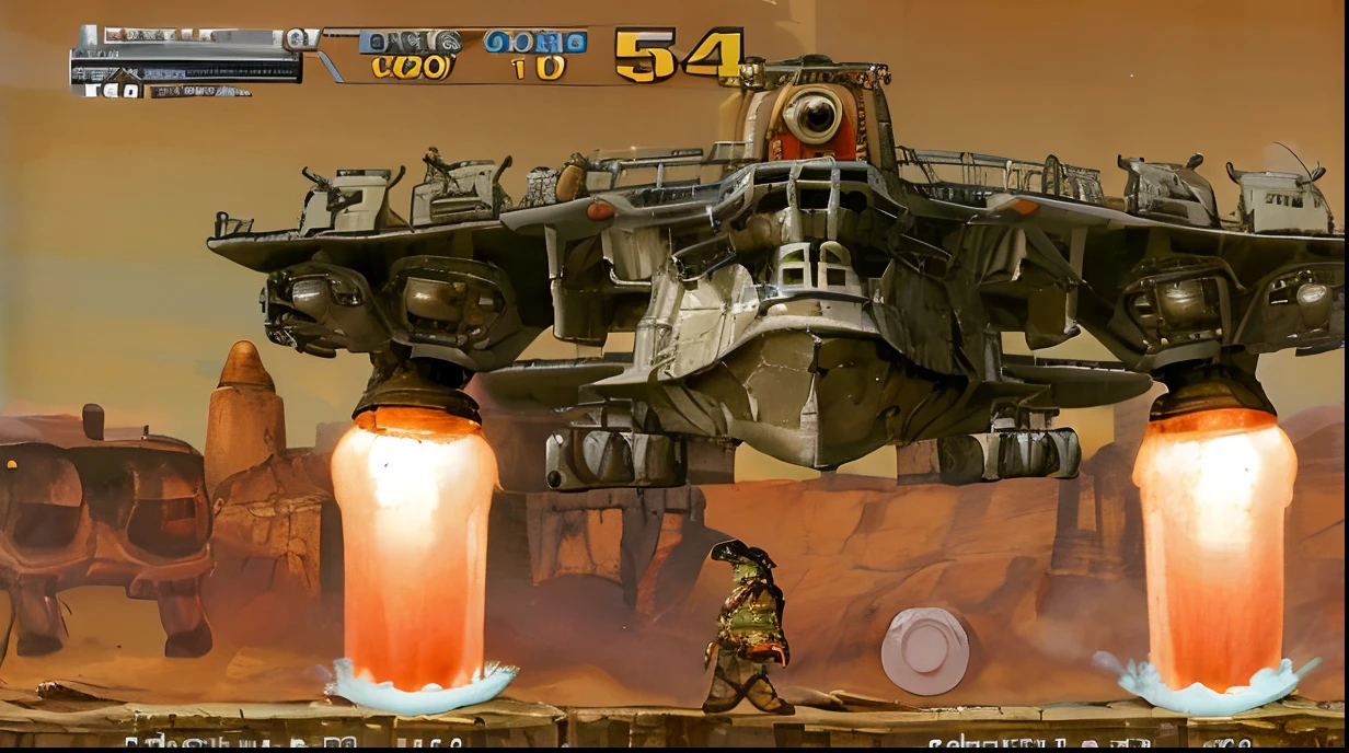 um close up de um videogame com uma nave espacial sobrevoando uma cidade, tampa de tela, NEO GEO, Neogeo, rolagem lateral, 9 0 s jogos, HD Captura de tela, Imagens, arte conceitual do metal slug, captura de tela no jogo, IN - Captura de tela do jogo, Captura de tela do jogo, Captura de tela do SNES, Jogabilidade, Captura de tela do videogame de 1994, Captura de tela do videogame