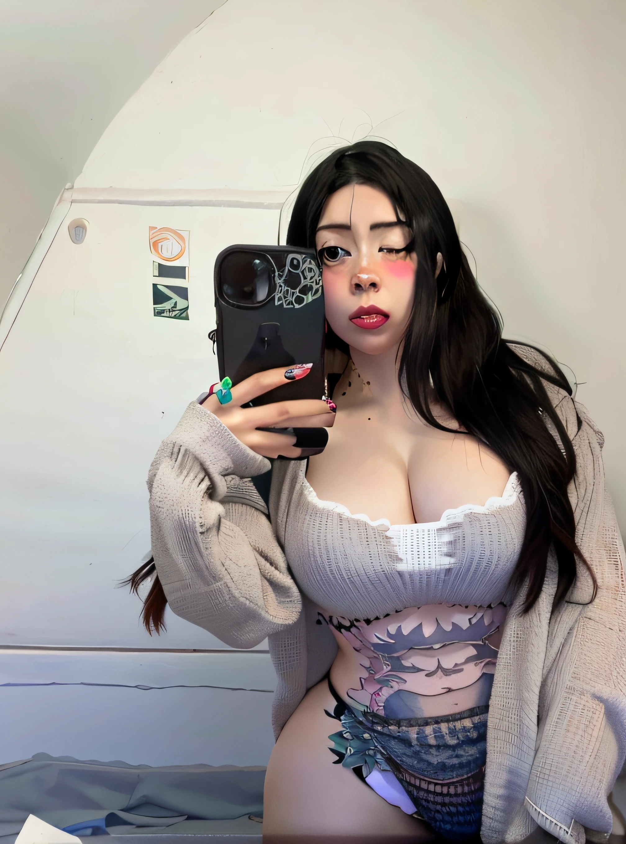 Arafed Woman with a tattoo on her stomach taking a selfie, Violeta Myers, Modelo de Instagram, Angelawhite, Tiro de cuerpo medio, foto de perfil, Tiro a mitad del cuerpo, cuerpo grueso, Thicc, Gato Doja, Traje ajustado, Imagen de perfil, hermosa hembra gruesa, Cuerpo atractivo, Mujer preciosa, hermosa hembra, piel clara, hermosa dama, chica atractiva