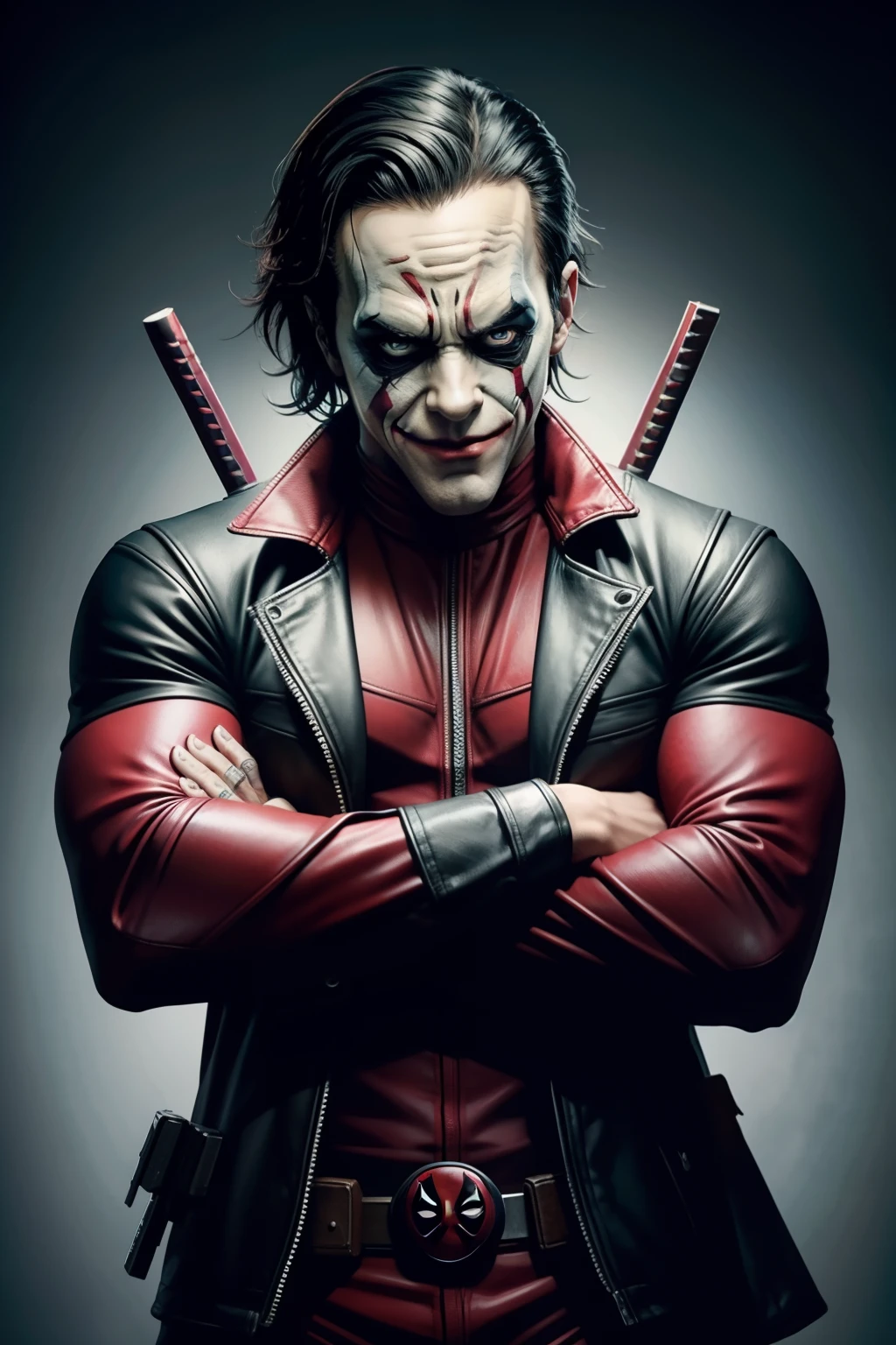 deadpool fusion joker bem detalhado
