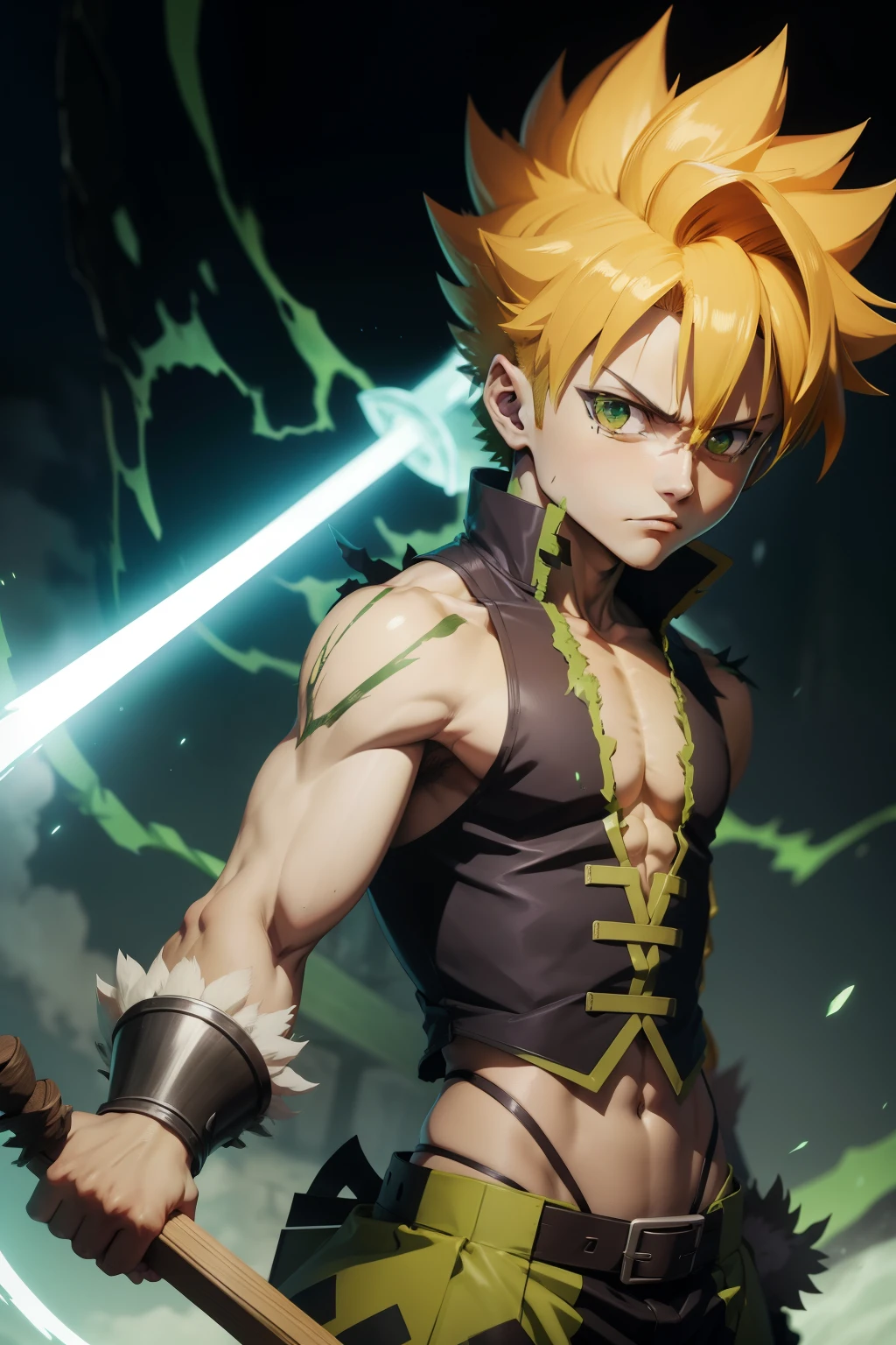 Gon Freecss (Hunter x Hunter) Meliodas fusion (Seven Deadly Sins): A hunter with the strength of a demon.