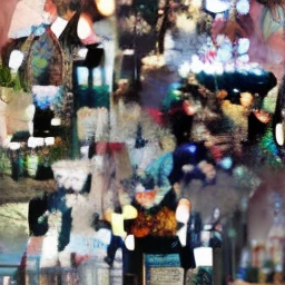 a close up of a mosaic of many different pictures on a wall, ( ( glitch art pixel sorting ) ), photoshop collage, maximalism digital art, collage, beeple and greg rutkowski, dense hypermaximalist metropolis, trending on pixart, colourful magazine collage, highly detailed generative art, zoomed out to show entire image, a collage, lots of pictures