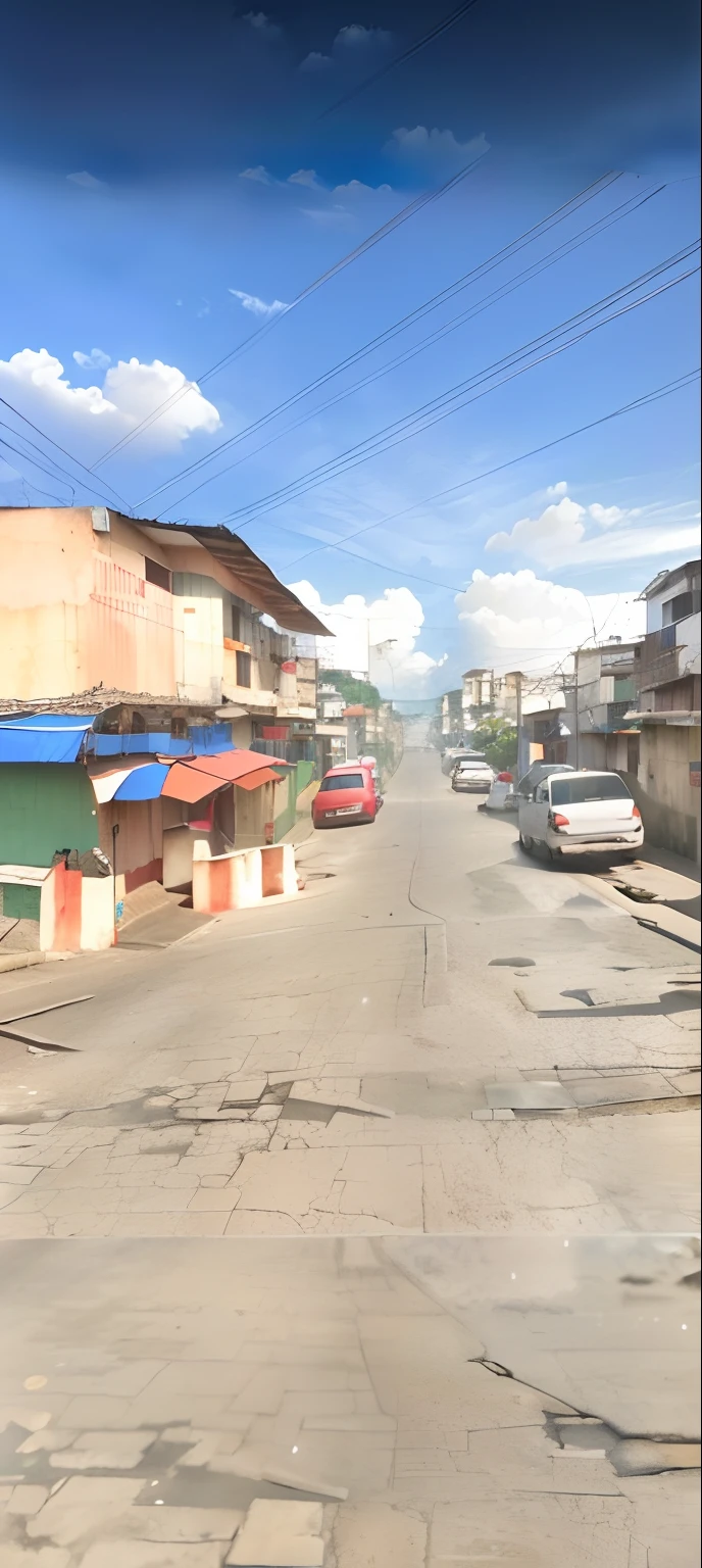 There is a picture of a street with a lot of cars parked on it, Location ( favela ), vista para a rua, vista para a rua, street level view, Location ( favela _ PAREDE ), Vista de rua do Google Maps, São Paulo, Google Street View, encontrado no Google Street View, favela, fotografia da rua da cidade, sao paulo, Ruas de Salvador, favelas