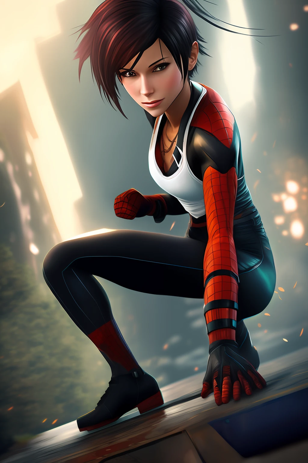 Make Tifa Lockhart, Spider Man.
