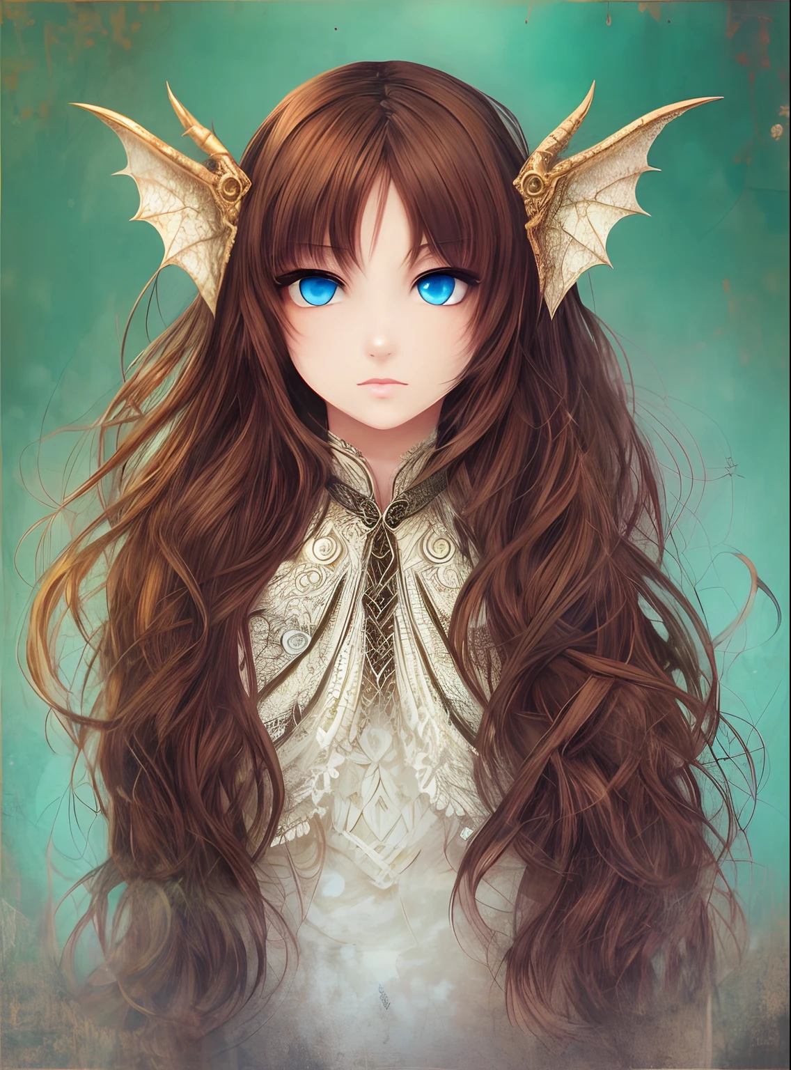 dragon, female, blue eyes, brown hair --auto --s2