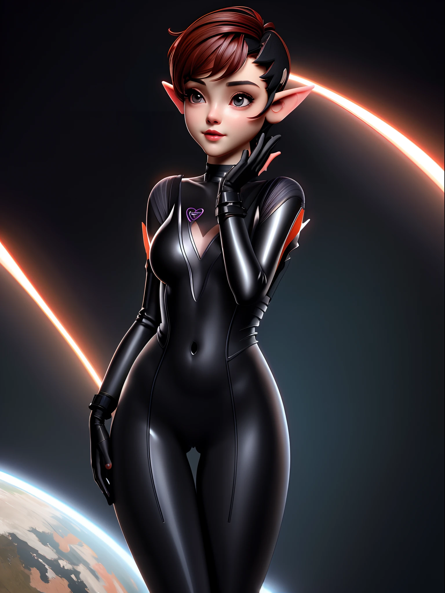,(thin very skinny slender space girl, wearing orange and white space suit, rebreather, accentuated booty, "Christina Ricci") ,8k resolution, pretty face, delicate face, delicate hands, skinny body, (very flat chest: 1.6), no breasts, perfect face, (black short pixie style hair:1.6), shiny pale skin, very red and fleshy lips, eyeshadows, thin belly, very voluptuous groin, very massive cameltoe, very voluptuous hips, Intricately detailed cinematic film still, cute, perfect face, (highly detailed, hyperdetailed), natural lighting, auburn hair, alien planet backround, purity seals, perfect eyes, full body, cinematic film still from Gravity 2013, best quality, particle effect, raytracing, scening lighting, perfect lighting, masterpiece ,8k resolution, pretty face