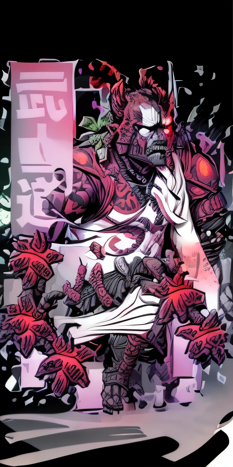 orc warrior in the style 0mib