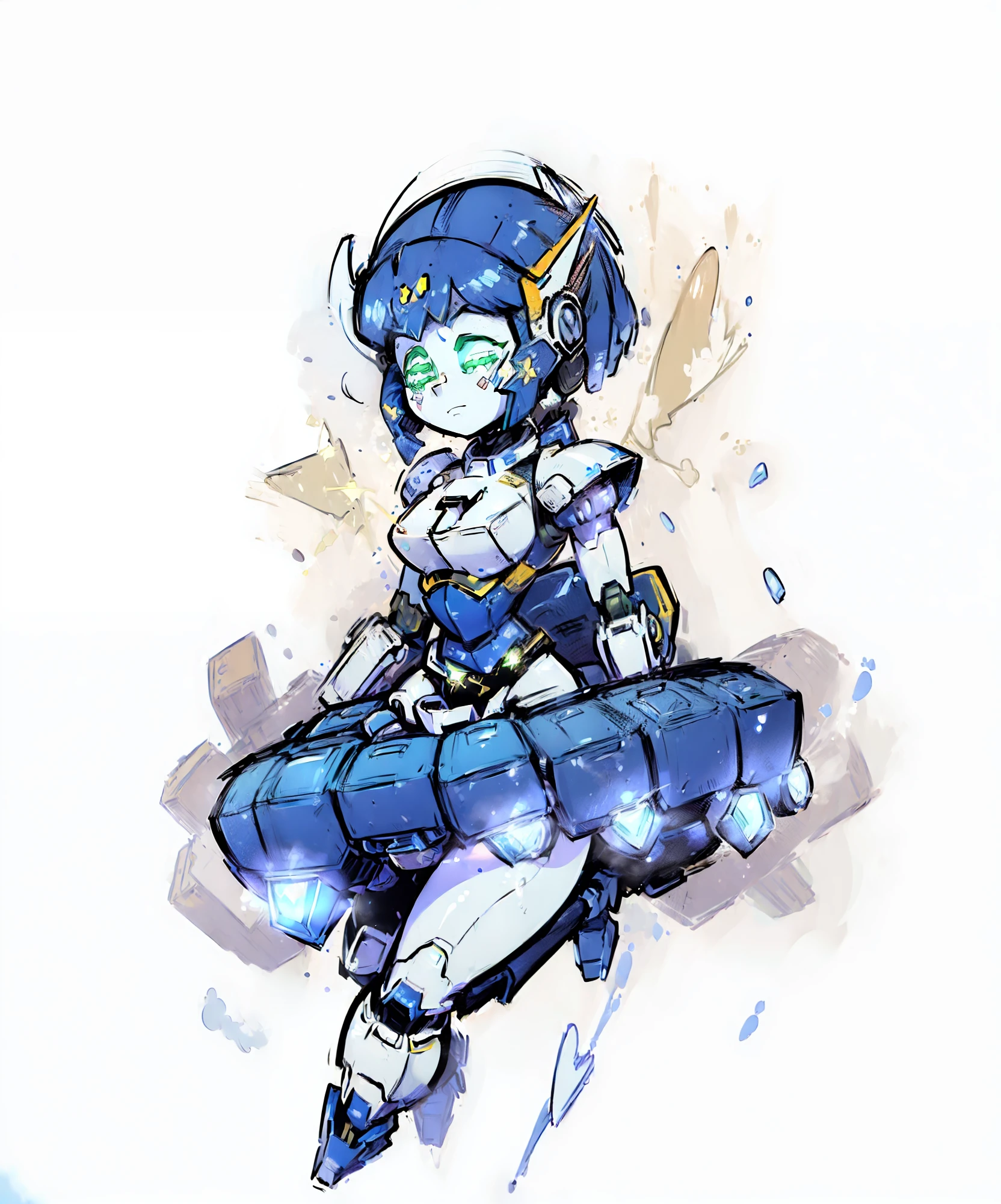 (NSFW:0.8), ((masterpiece)), best quality, a cartoon anime style, toonish style, (1girl, character sheet:1.4), front view, side view, back view, (feminine figure, butt, pretty, beautiful, sexy), reimagine a female mecha space ranger soldier character with a strong and heroic appearance, (futuristic armor suit:1.5), (positive expressions:2). Use the color scheme of metallic (girly color) for her armor suit. Emphasize the dynamic pose and the presence of her being in galaxies and stars in the to enhance the sense of her space adventure.