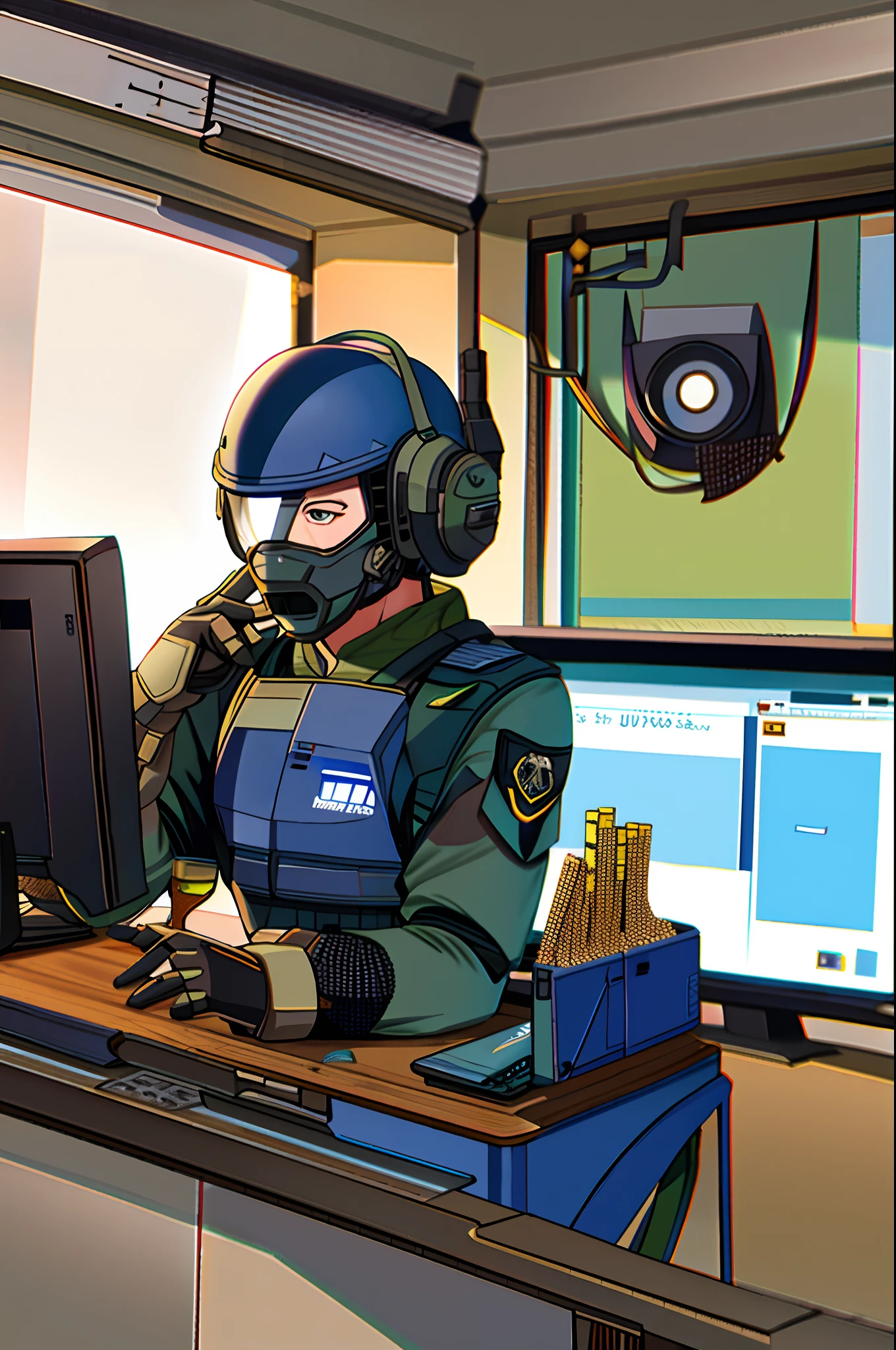 Combat command post