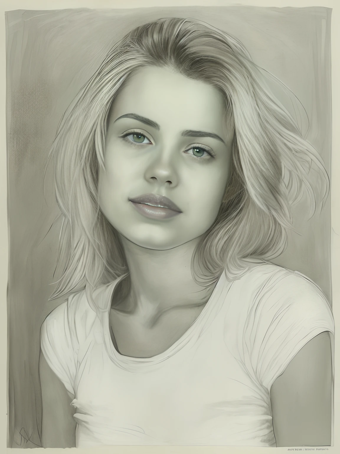 o retrato de uma mulher(nua) blonde head, agachada, de pernas abertas,