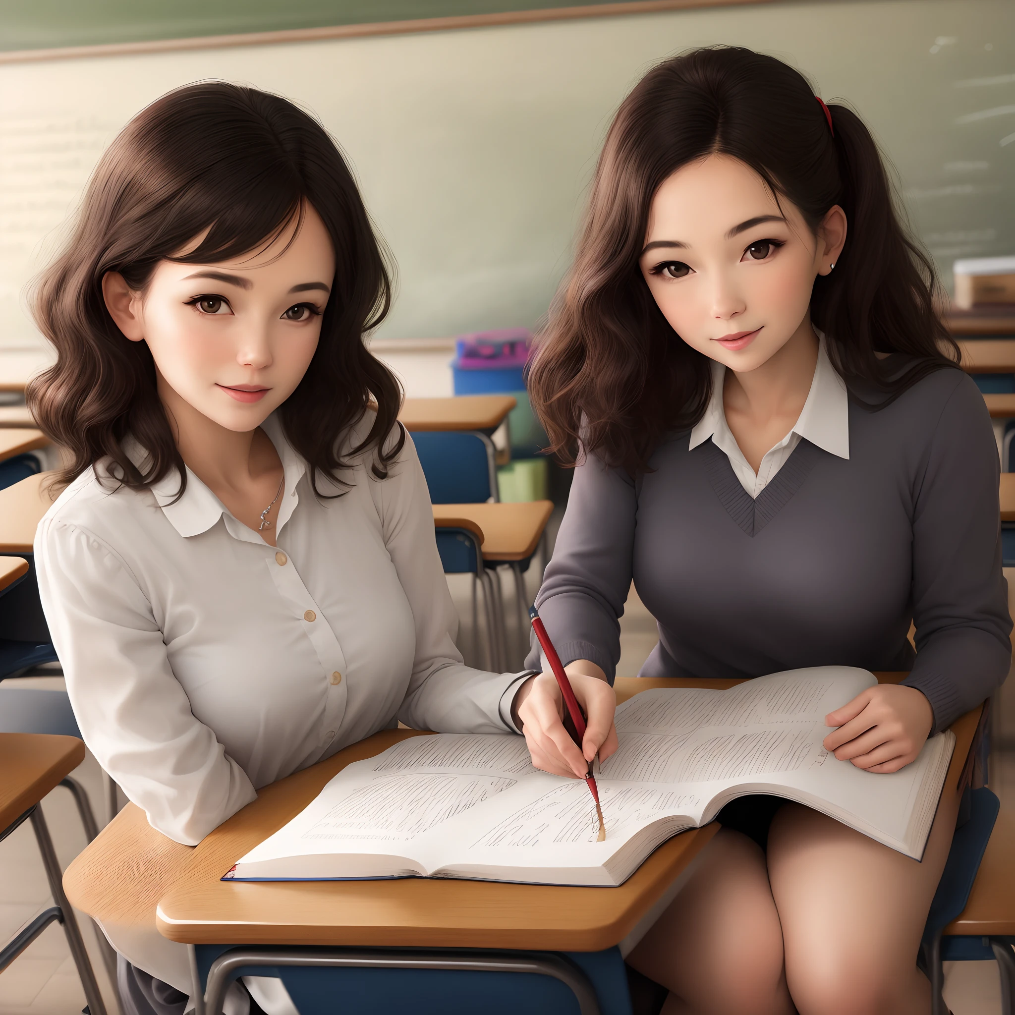 Woman, teacher