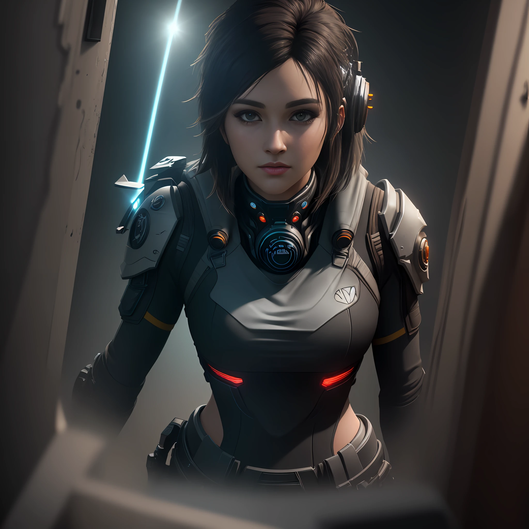 ((Best quality)), ((masterpiece)), (detailed:1.4), 3D, an image of a beautiful cyberpunk female,HDR (High Dynamic Range),Ray Tracing,NVIDIA RTX,Super-Resolution,Unreal 5,Subsurface scattering,PBR Texturing,Post-processing,Anisotropic Filtering,Depth-of-field,Maximum clarity and sharpness,Multi-layered textures,Albedo and Specular maps,Surface shading,Accurate simulation of light-material interaction,Perfect proportions,Octane Render,Two-tone lighting,Wide aperture,Low ISO,White balance,Rule of thirds,8K RAW,
