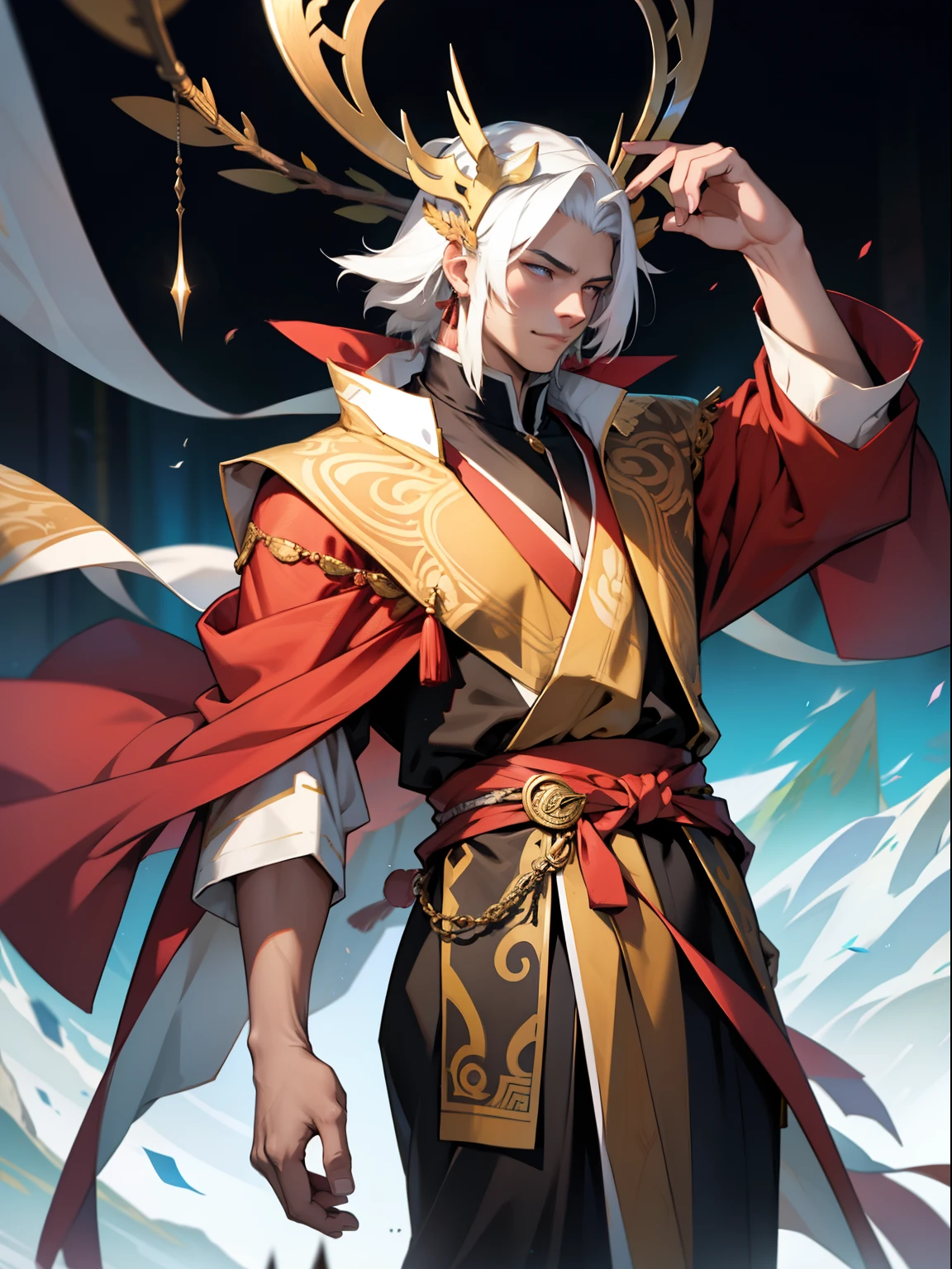 One guy,Douluo Continent costume,Rich,
