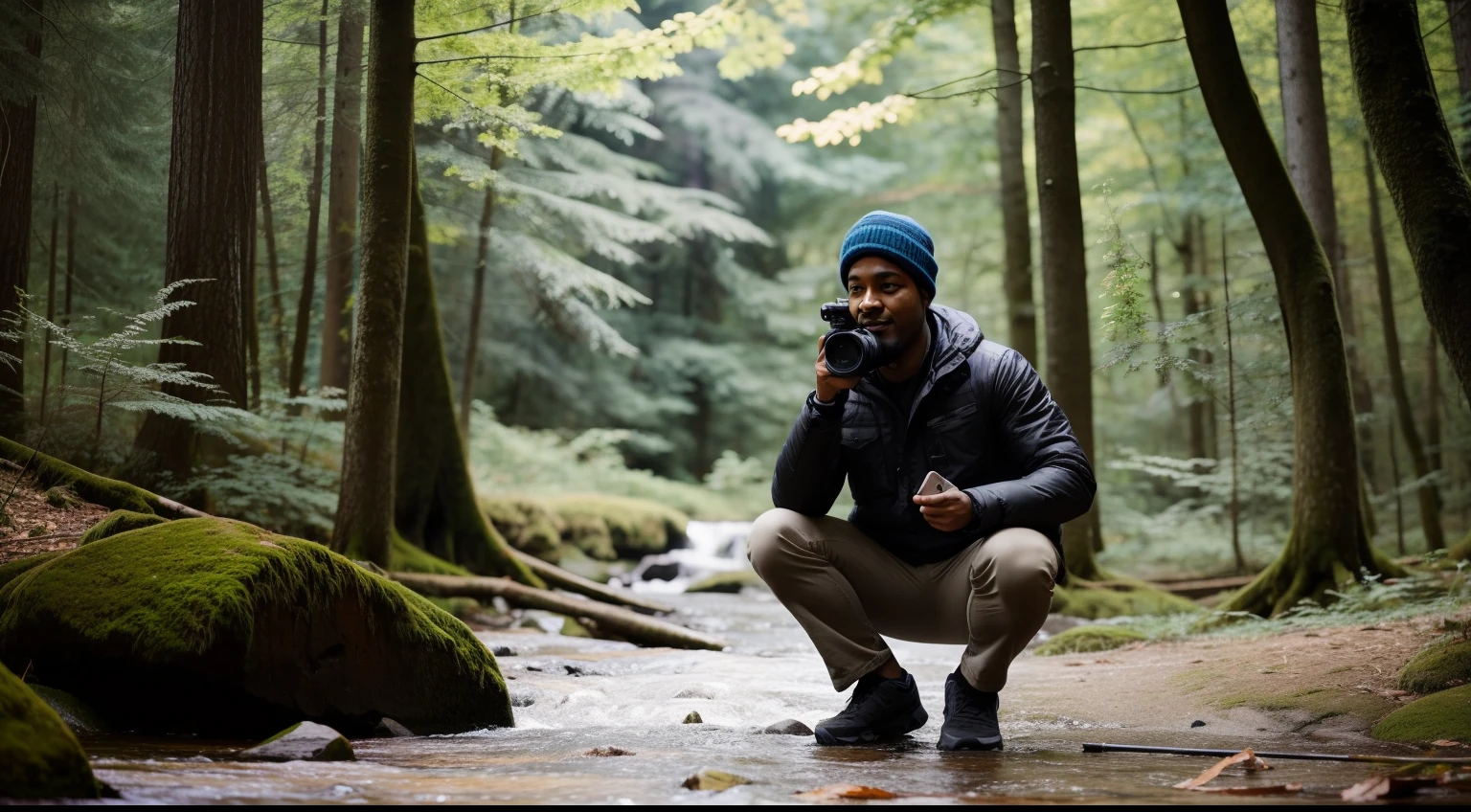 Photograph of someone enjoying nature or practicing an outdoor activity.