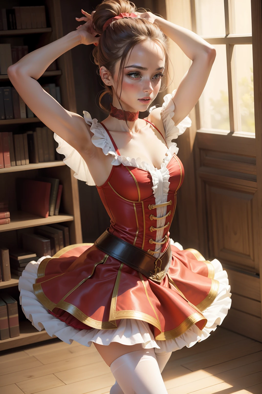 Red Don Quixote Professional Ballet Tutu Spanish Costumes women dance