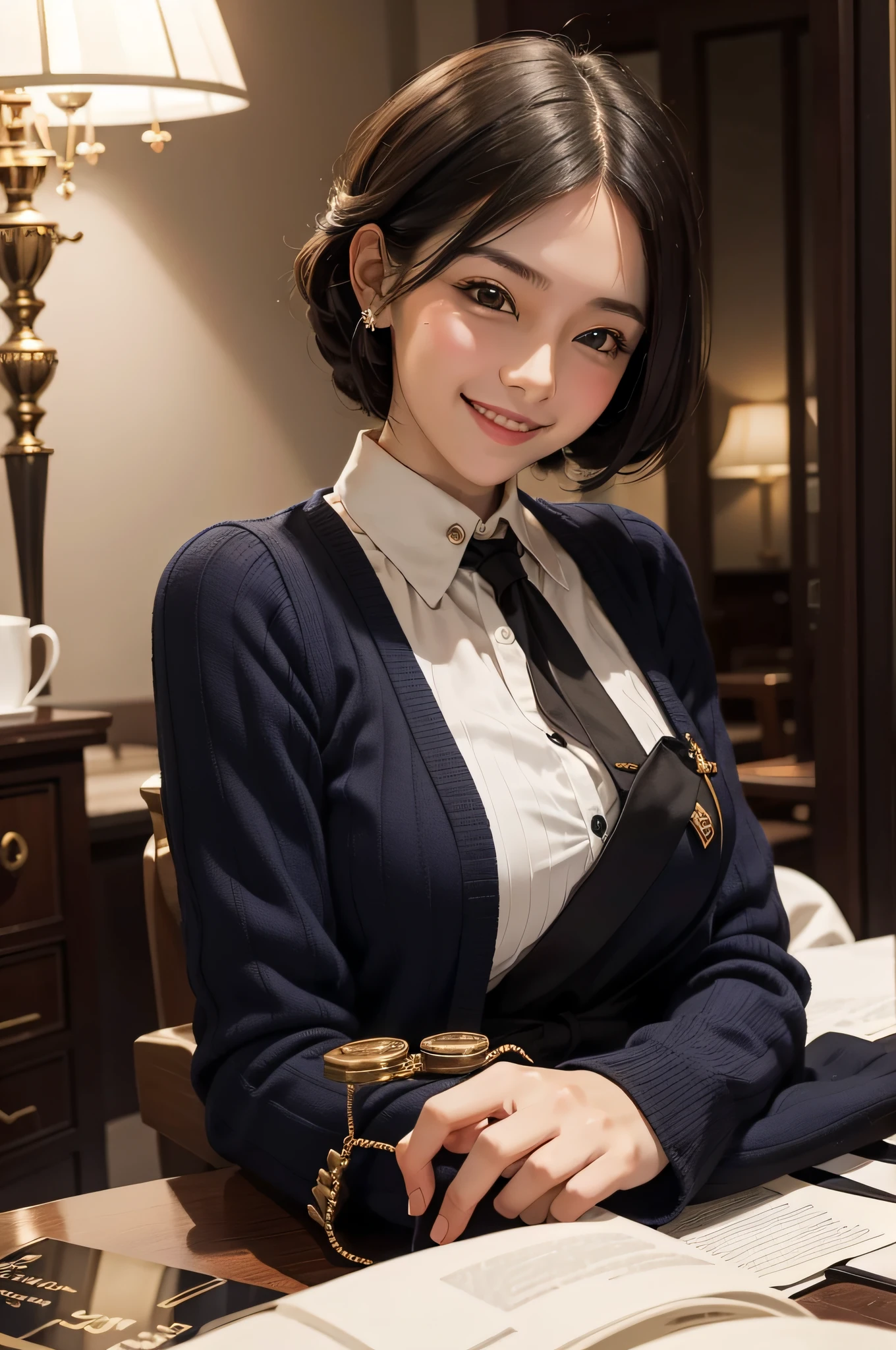 lovely smile, Hotel Staff, 20s to 30s,For long-sleeved clothing