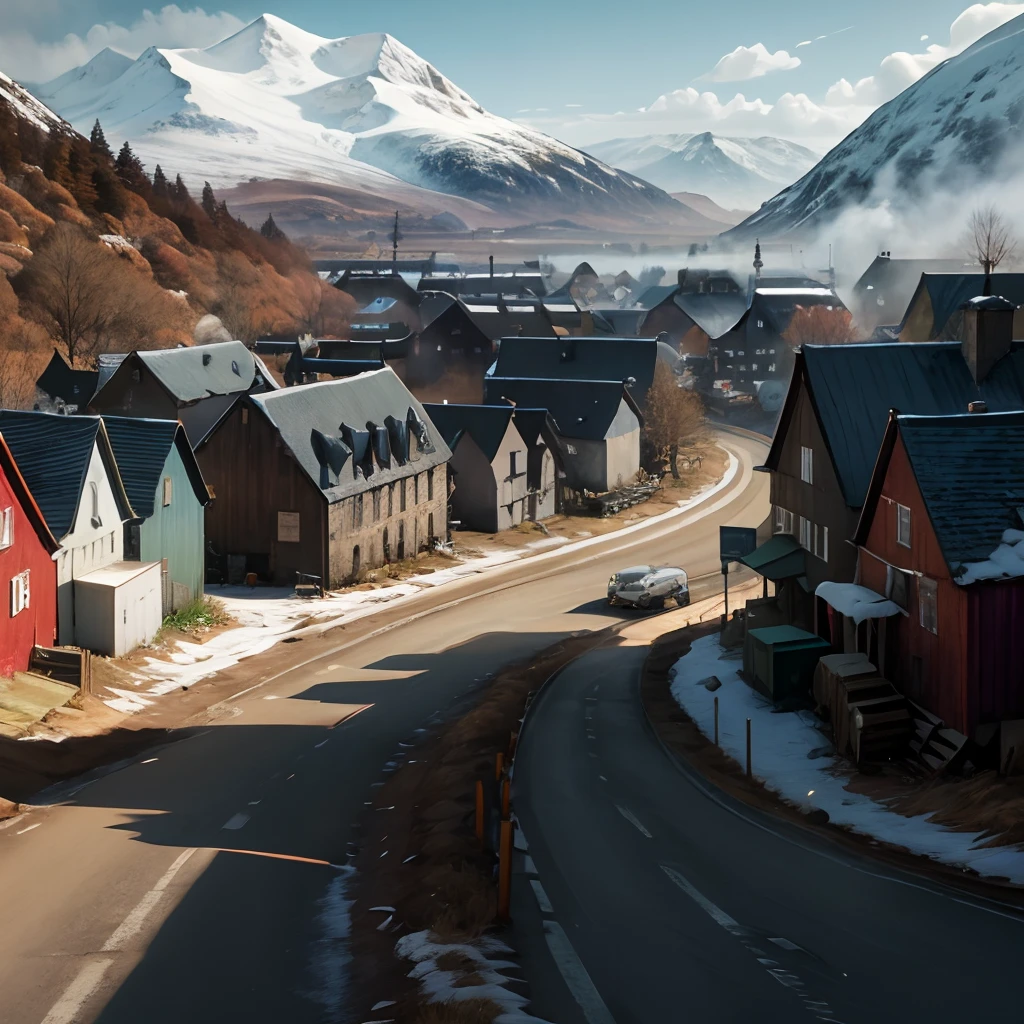 Highland town