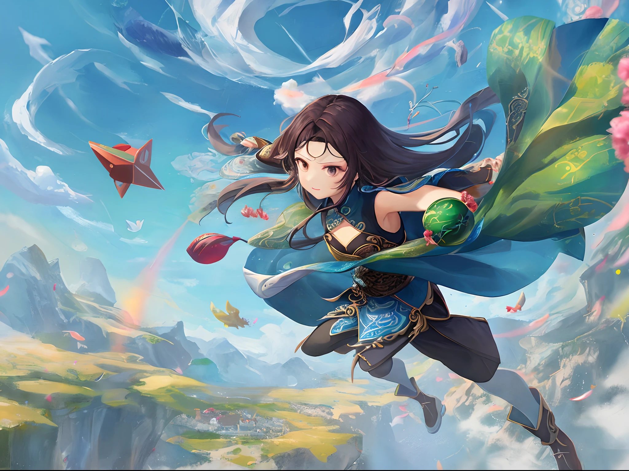 Star Zhang Jie two-dimensional painting