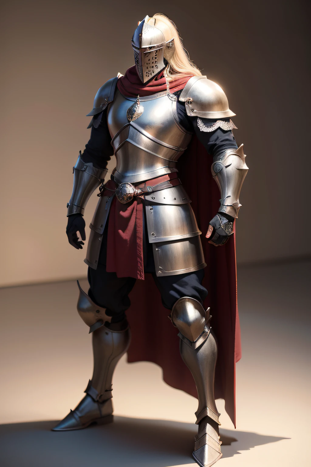 medieval male knight, A-Pose, A-Pose, A-Pose, full body, full body, anatomy character study