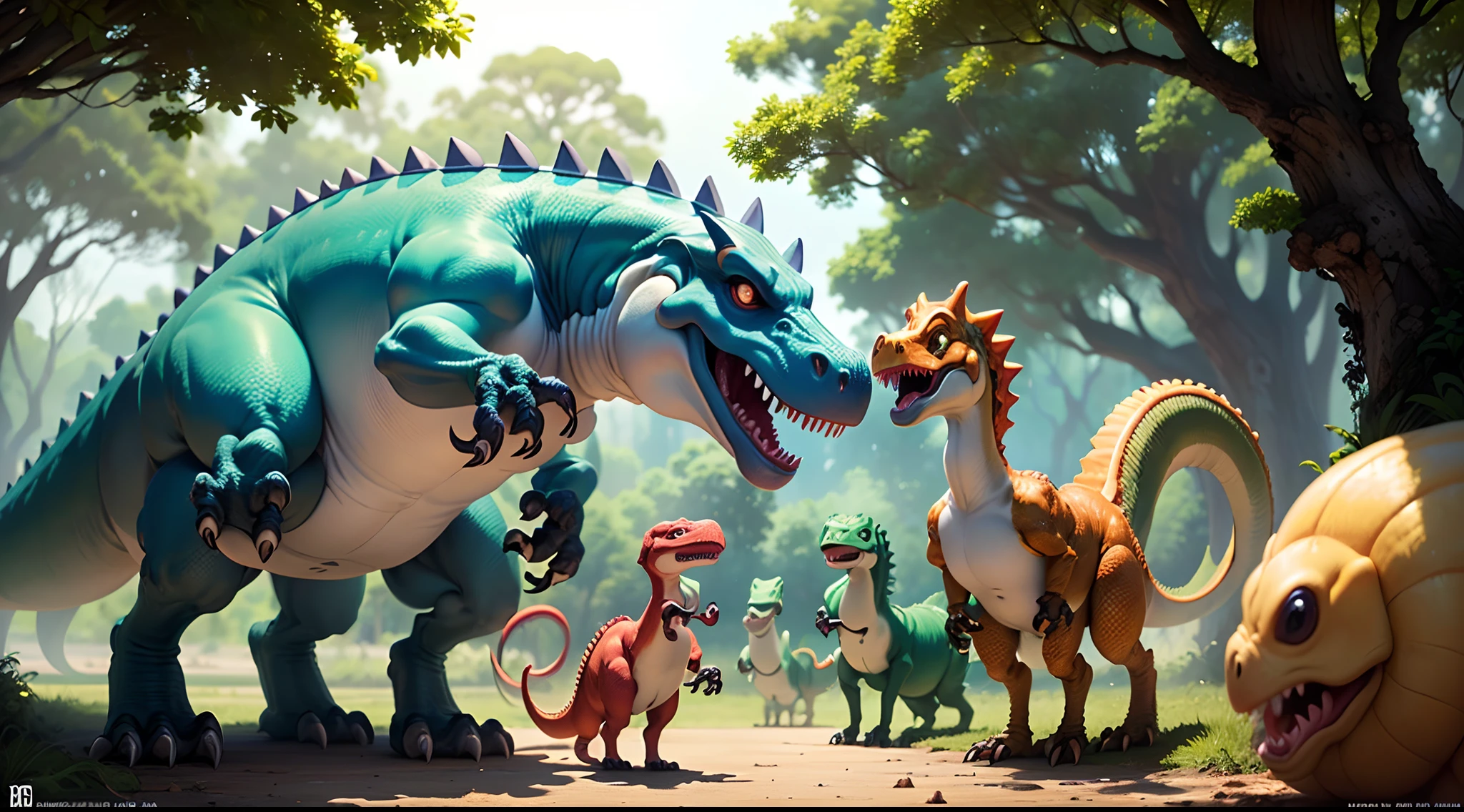 Dinossauros filhotes fofinhos