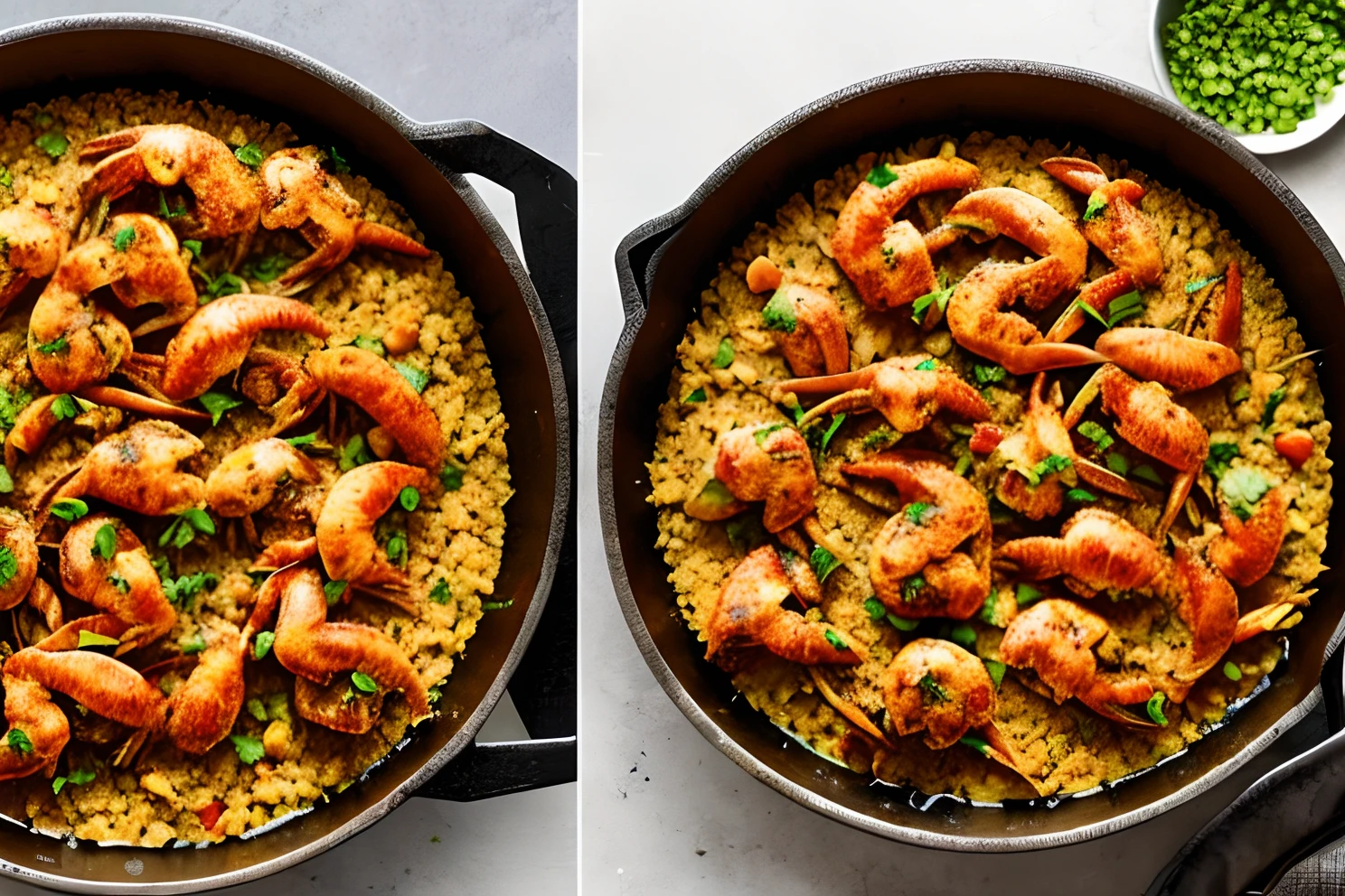 Nibble on a pot of bull scorpion and a meatloaf