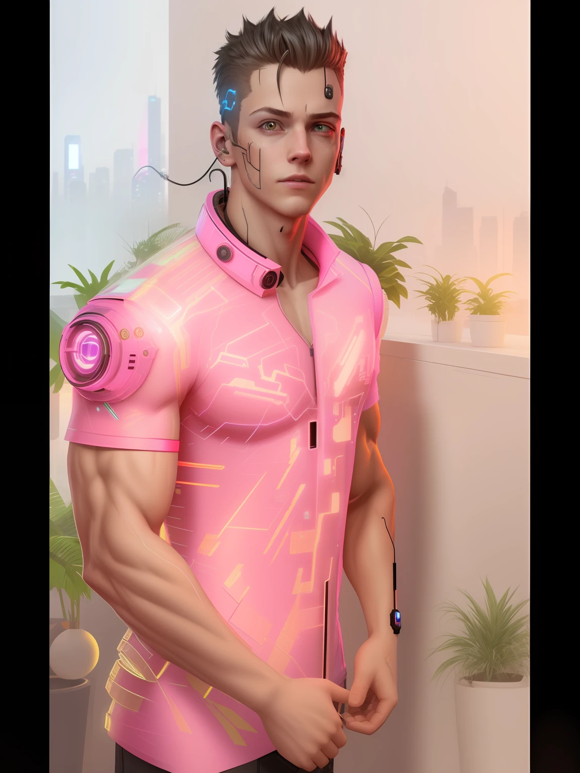 cyberpunk,smartboy,lighting realistic background,8k,v4