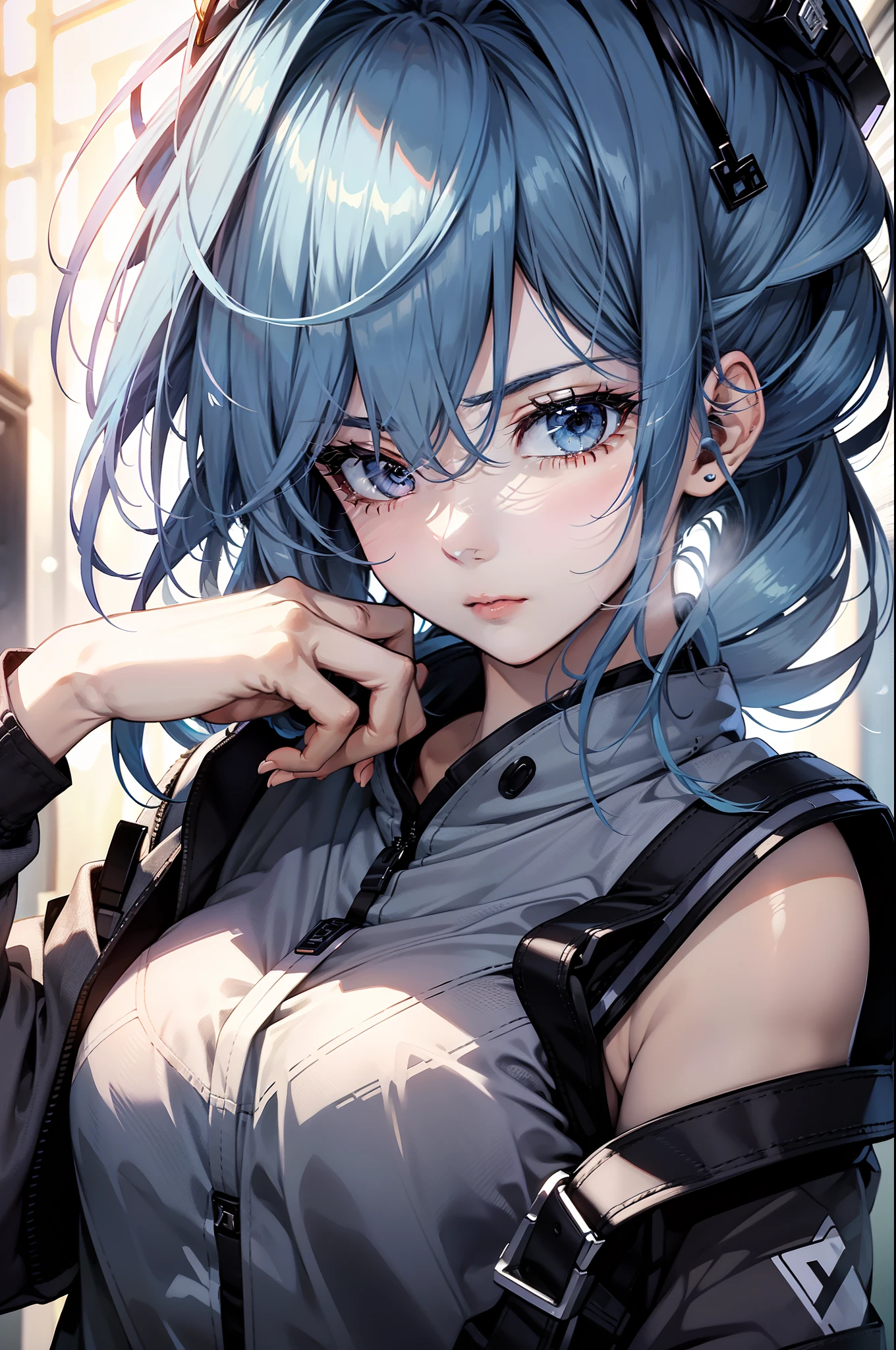 Random posture、mix4、(in 8K、RAW Photos、top-quality、masterpiece:1.2)、Inner mesh, blue hairs, , Japan band gal style, beautiful blue haired girl, flowing blue hair, rich blue colors, Sing hard、(Background Live House)One girl、profetional lighting、(masterpiece)、(Elaborate CG)top quality photo, hight resolution, 1080p, (Clear face), (Detailed face description), (Detailed hand description)、(masterpiece)、(Elaborate CG)、extreme light and shadows、dishevled hair、The work of the master、abundant detail、(Fine facial features)、(top quality photo)、(masterpiece)、(A detailed eye)、Look in front of you、from behind