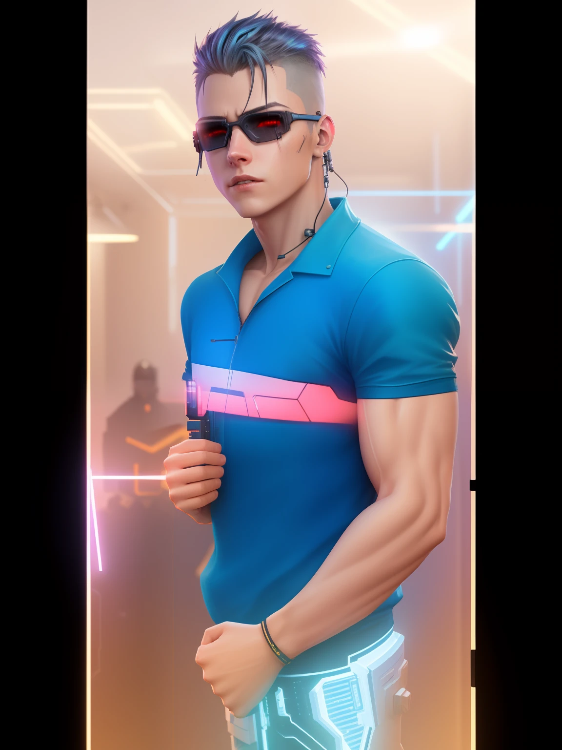 cyberpunk,smartboy,lighting realistic background,8k,v4