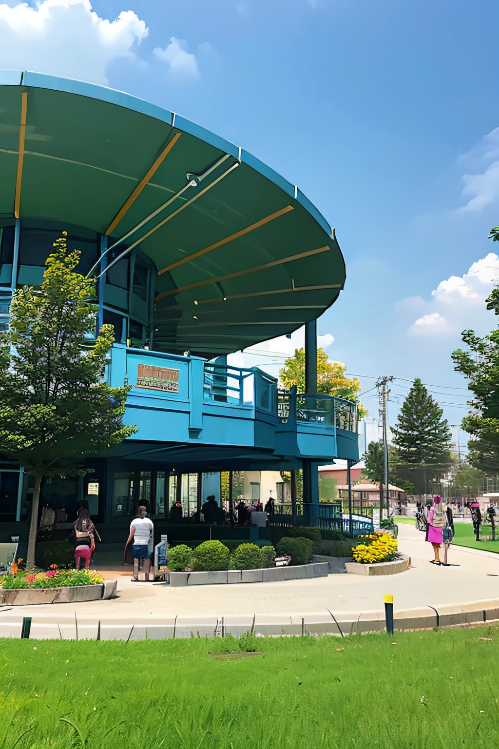 Renderings of the children's park