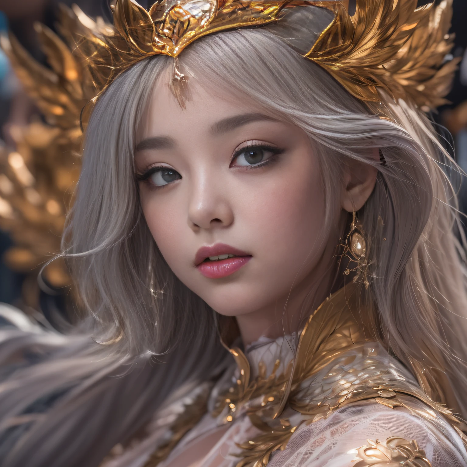 16k(tmasterpiece,k hd,hyper HD,16k)short detailed hair,Transparent area in the back room,Flame Girl ,Yao Lang protector (realisticlying:1.4),Python pattern robe,Purple-pink tiara,Snowflakes fluttering,The background is pure,Hold your head high,Be proud,The nostrils look at people, A high resolution, the detail, RAW photogr, Sharp Re, Nikon D850 Film Stock Photo by Jefferies Lee 4 Kodak Portra 400 Camera F1.6 shots, Rich colors, ultra-realistic vivid textures, Dramatic lighting, Unreal Engine Art Station Trend, cinestir 800,Hold your head high,Be proud,The nostrils look at people