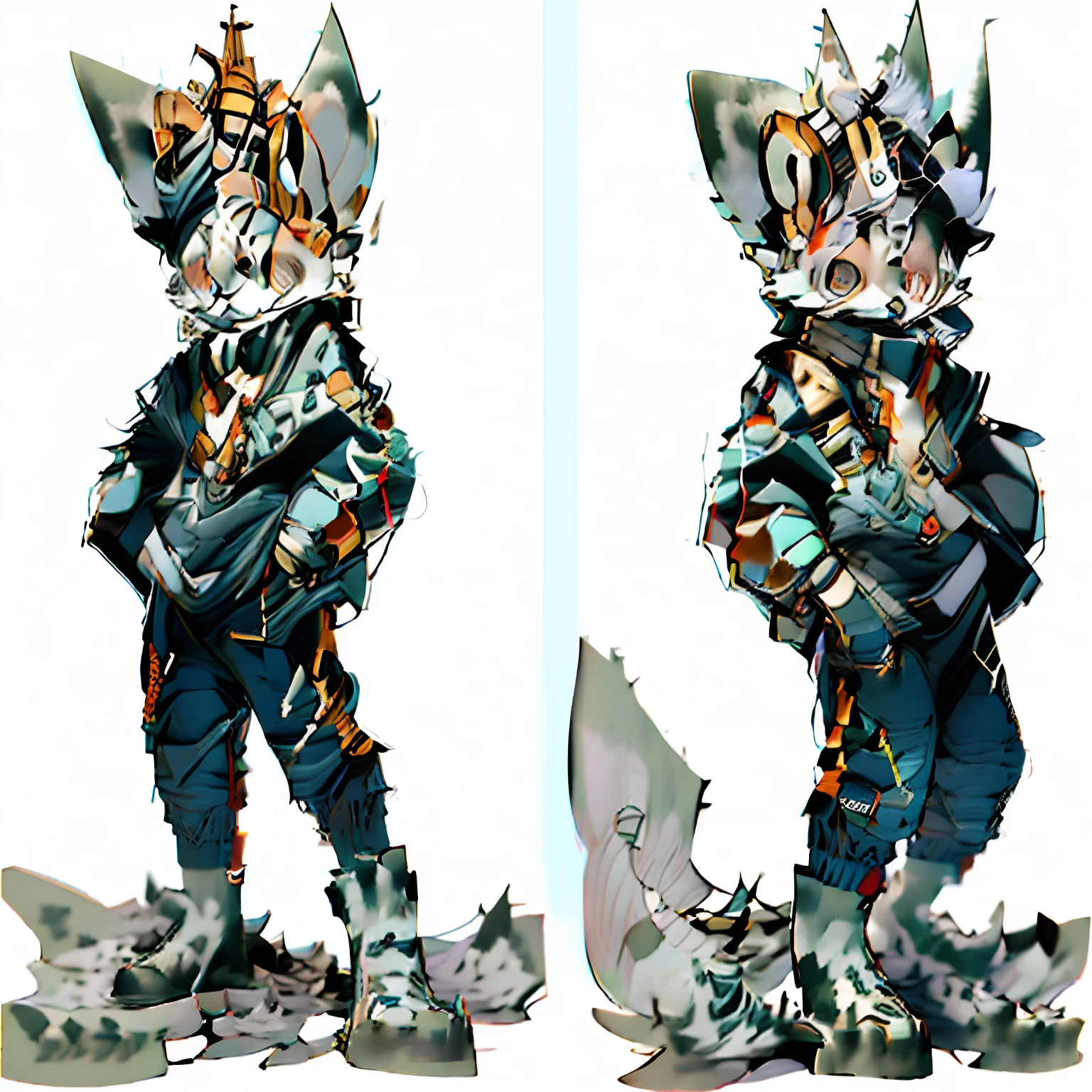 there is a stuffed animal that is sitting on a bed,Wear clothing all over,latex suit,SFW version,detailed full body,full body detailed,highly detailed whole body,silver eyes full body,whole body picture,full body shooting hyper detail,Furry character,Furry body, hairy hair!!!,Furry ,Latex clothing,Hairy head,Gold eyes,Anubis