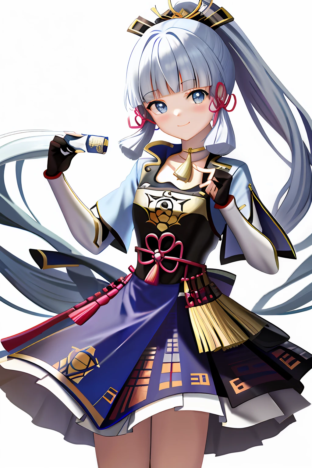 tmasterpiece，A high resolution，best qualtiy，独奏，Ayaka Kamisato，ssmile，komono