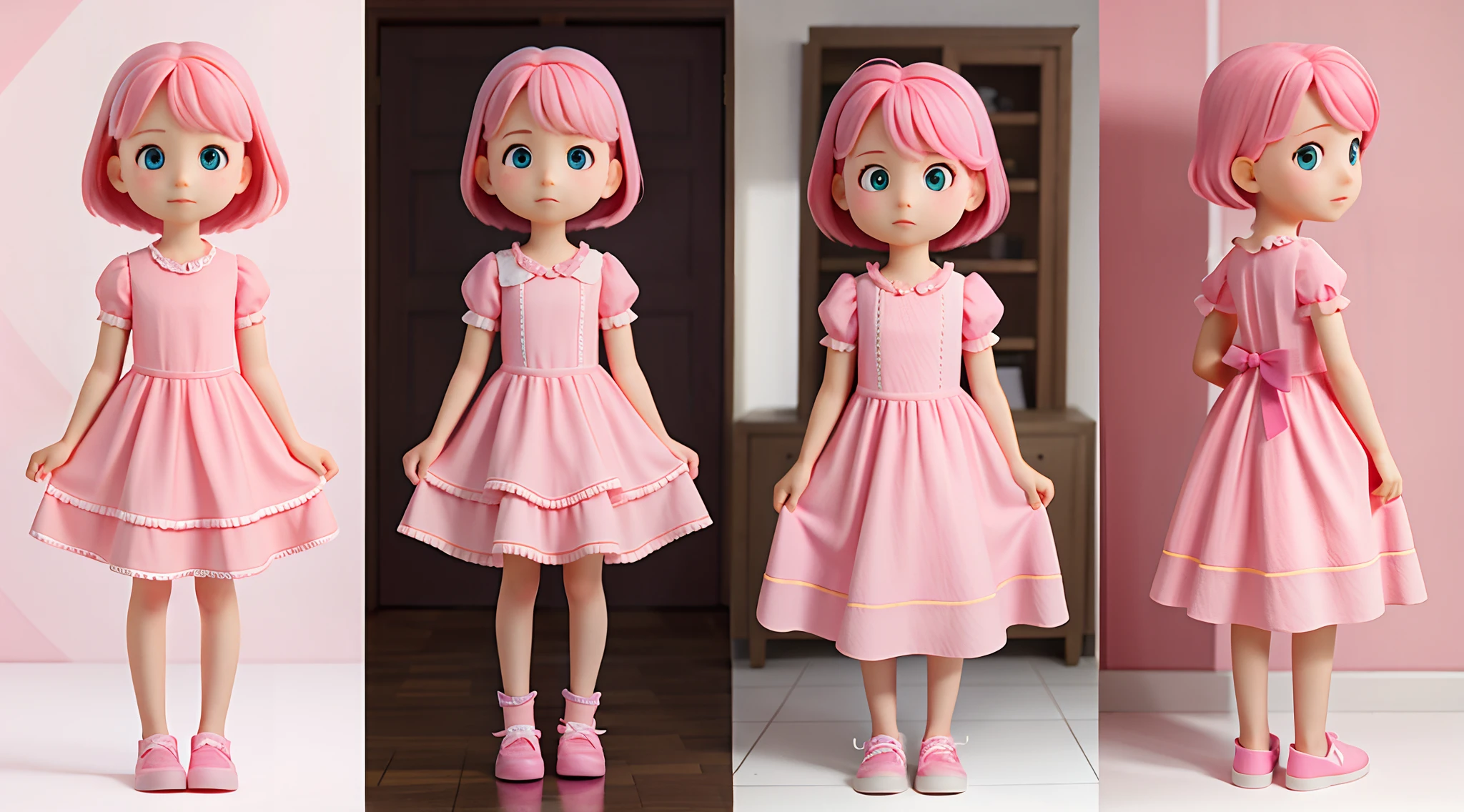 Pink dress