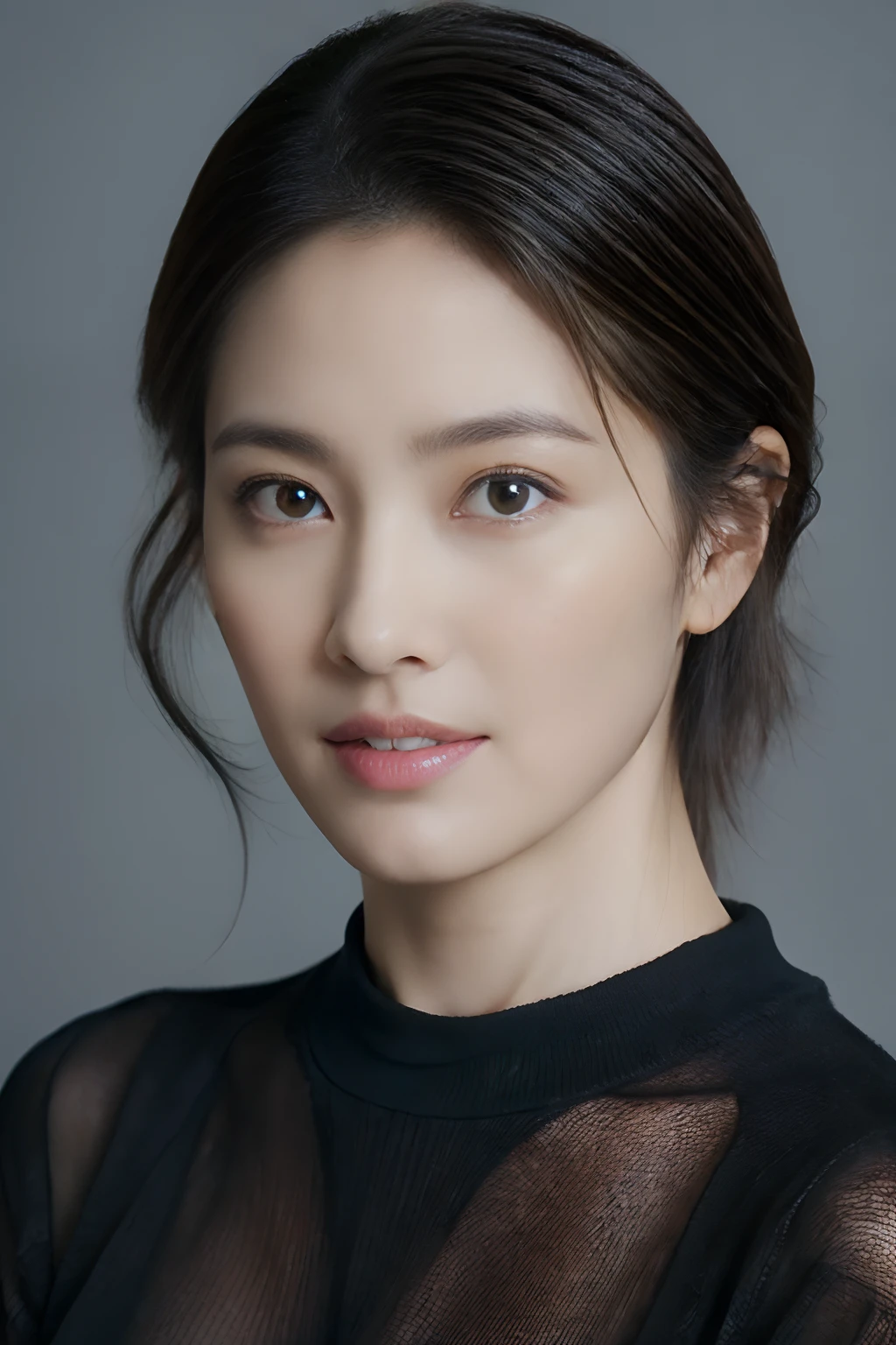 (masuter piece:1.3)、(8k、Photorealsitic、RAW Photography、top-quality: 1.4)、(1girl)、beautiful countenance、(lifelike face)、(A dark-haired、short-hair:1.3)、Beautiful hairstyle、realisticeyes、Beautiful details、(real looking skin)、Beautiful skins、(Sweaters)、absurderes、enticing、超A high resolution、A hyper-realistic、high-detail、