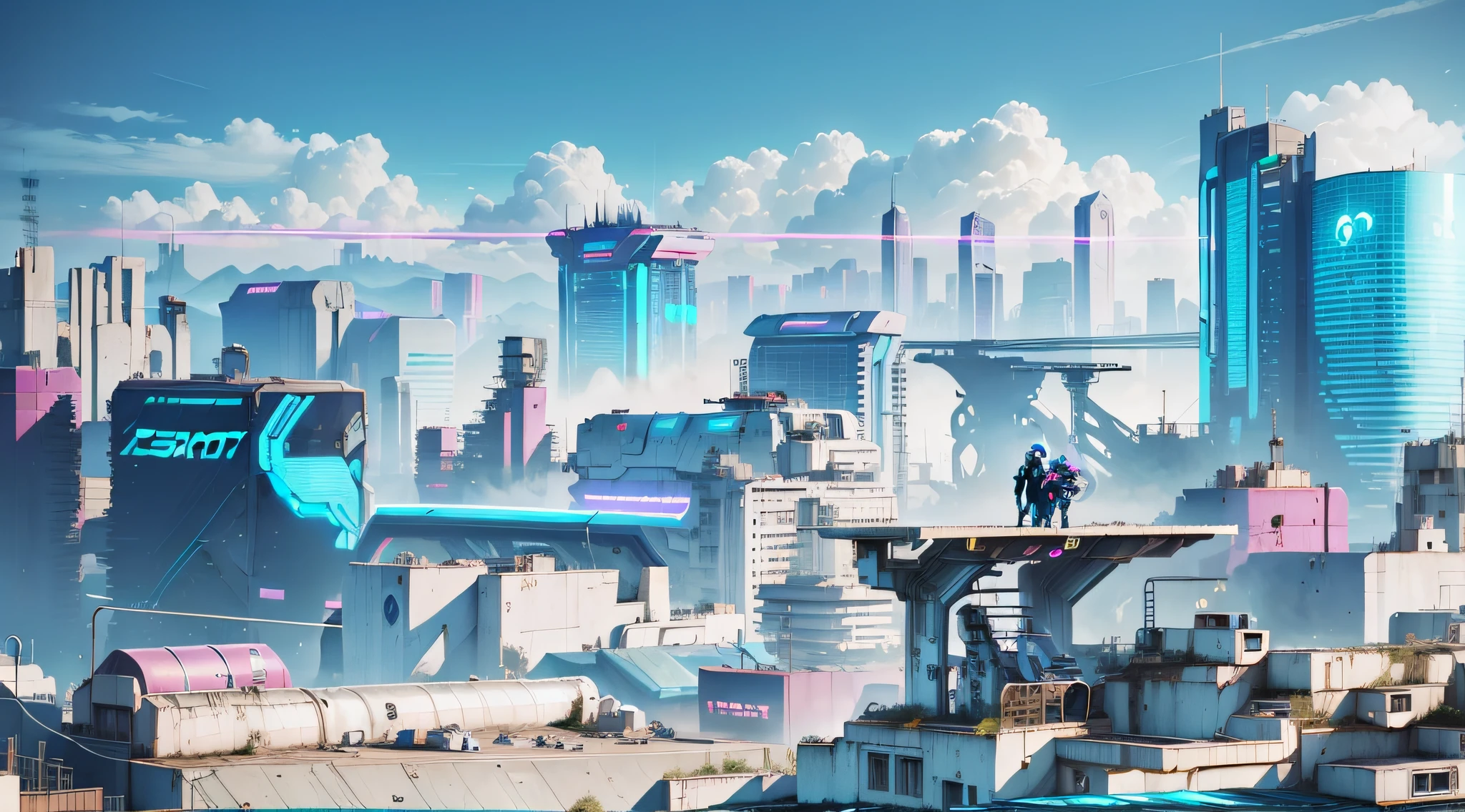 cyber punk perssonage